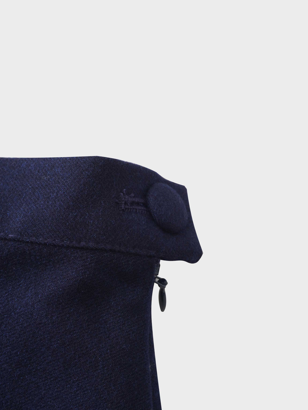 Fringe Circle Skirt-Navy