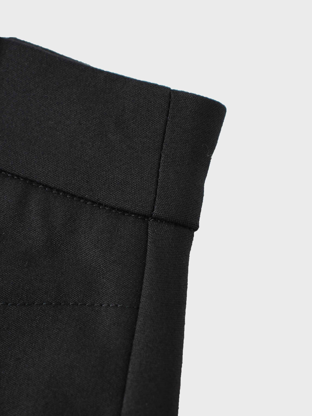 Basic A-Line Skirt-Black