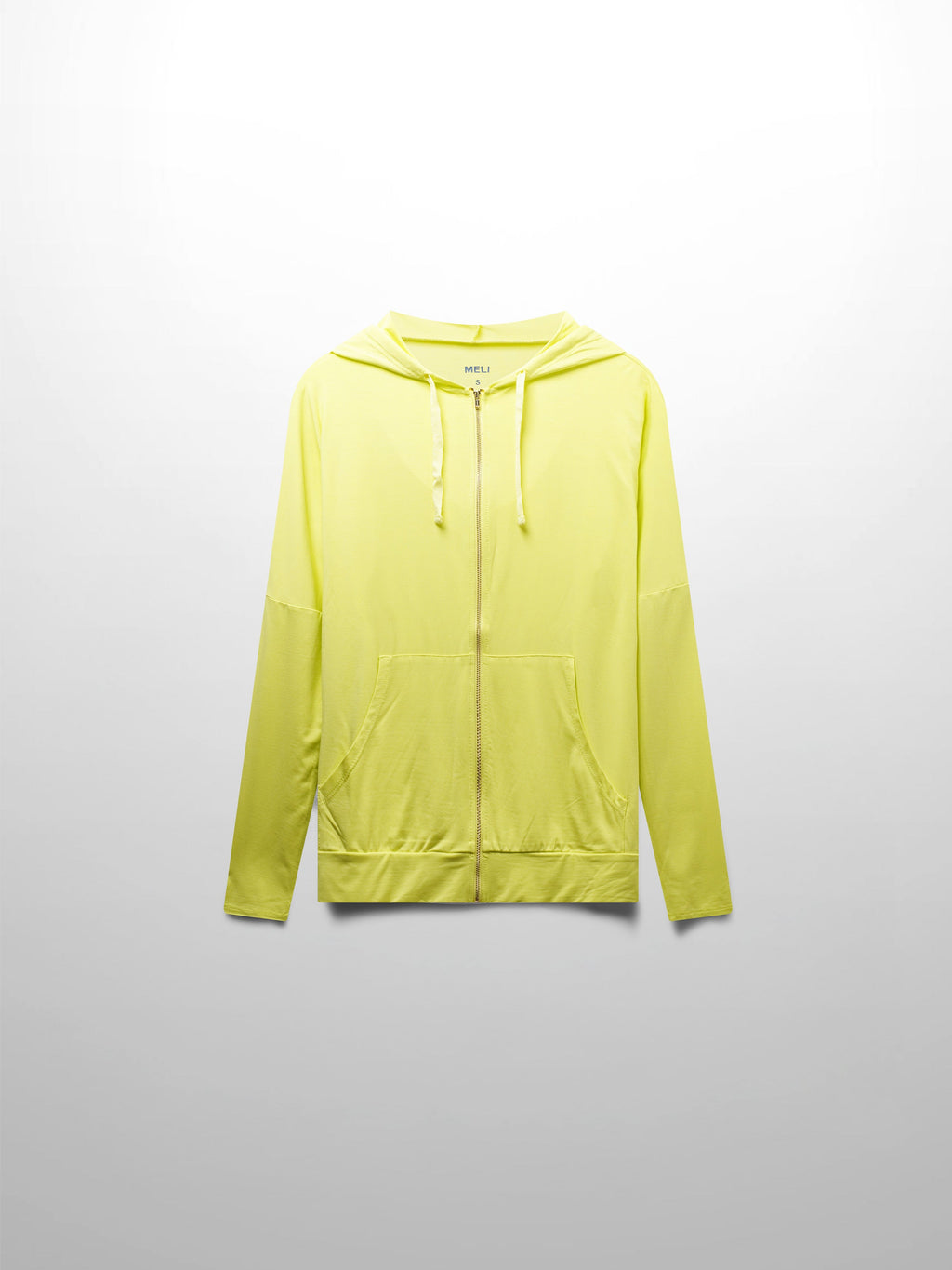 ZIP UP HOODIE-YELLOW