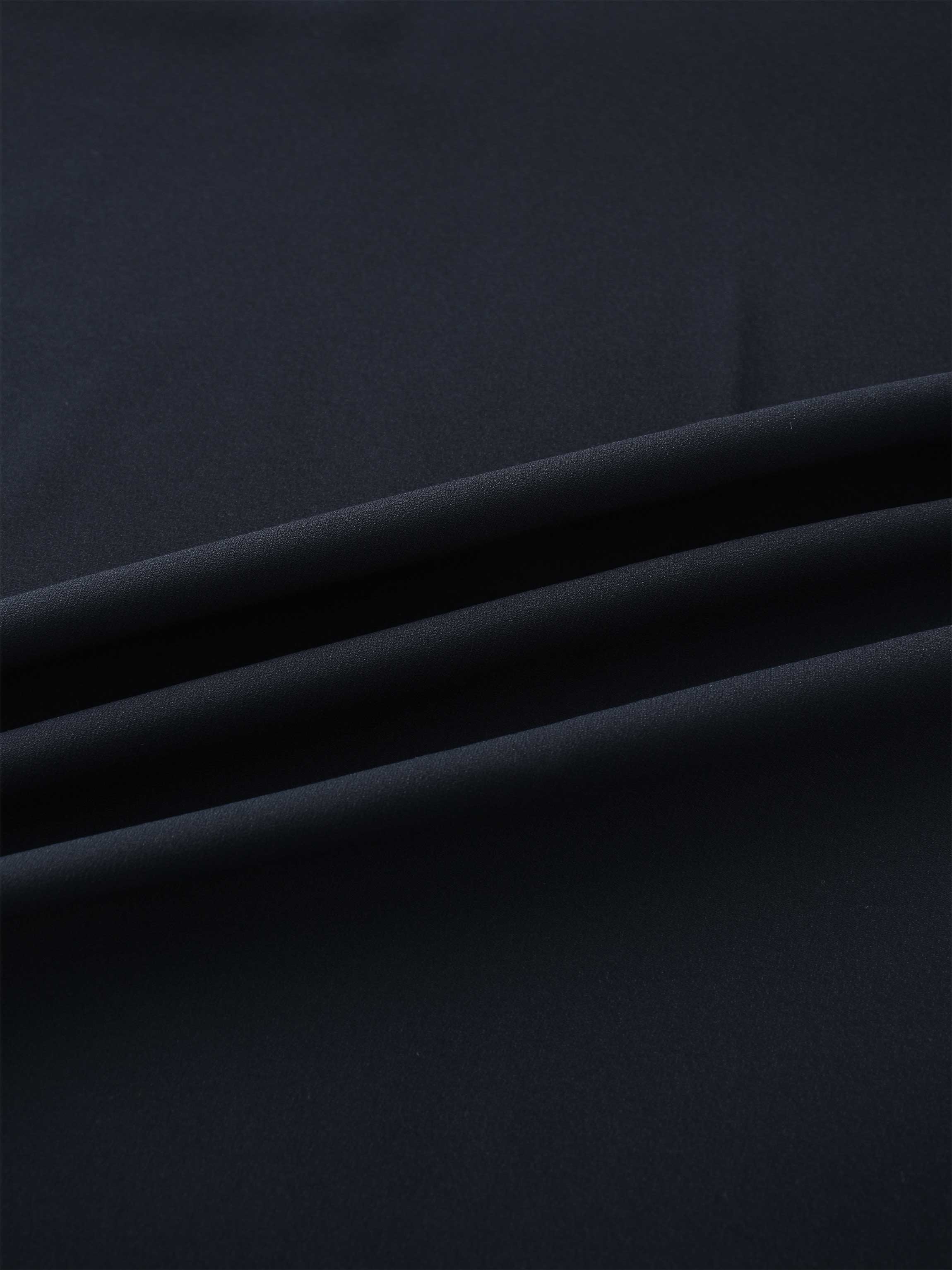 Crepe Slip Skirt-Navy