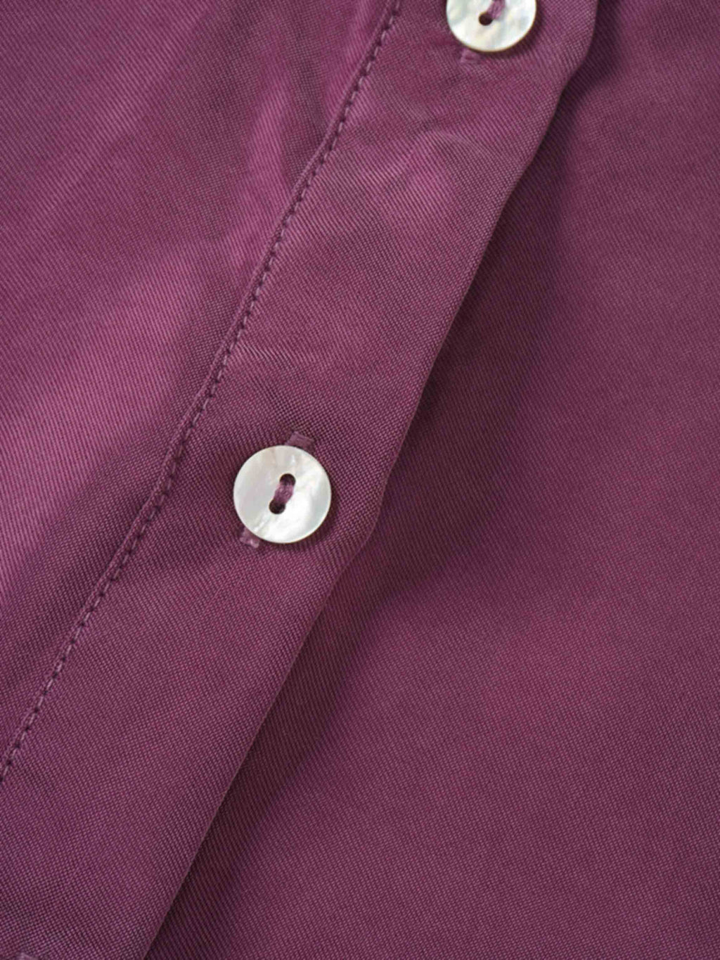 Dolman Sleeve Cupro Blouse-Eggplant