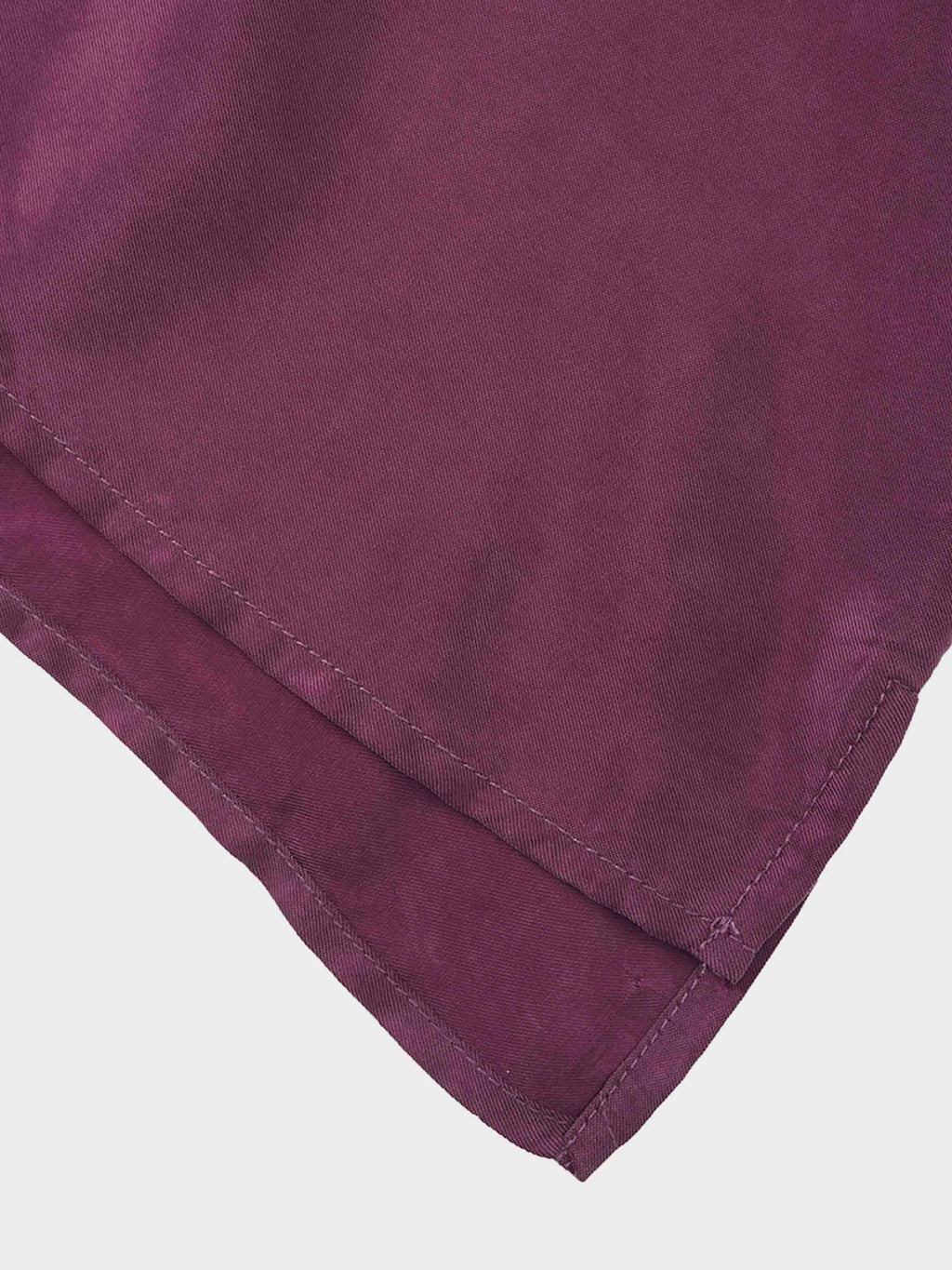 Dolman Sleeve Cupro Blouse-Eggplant