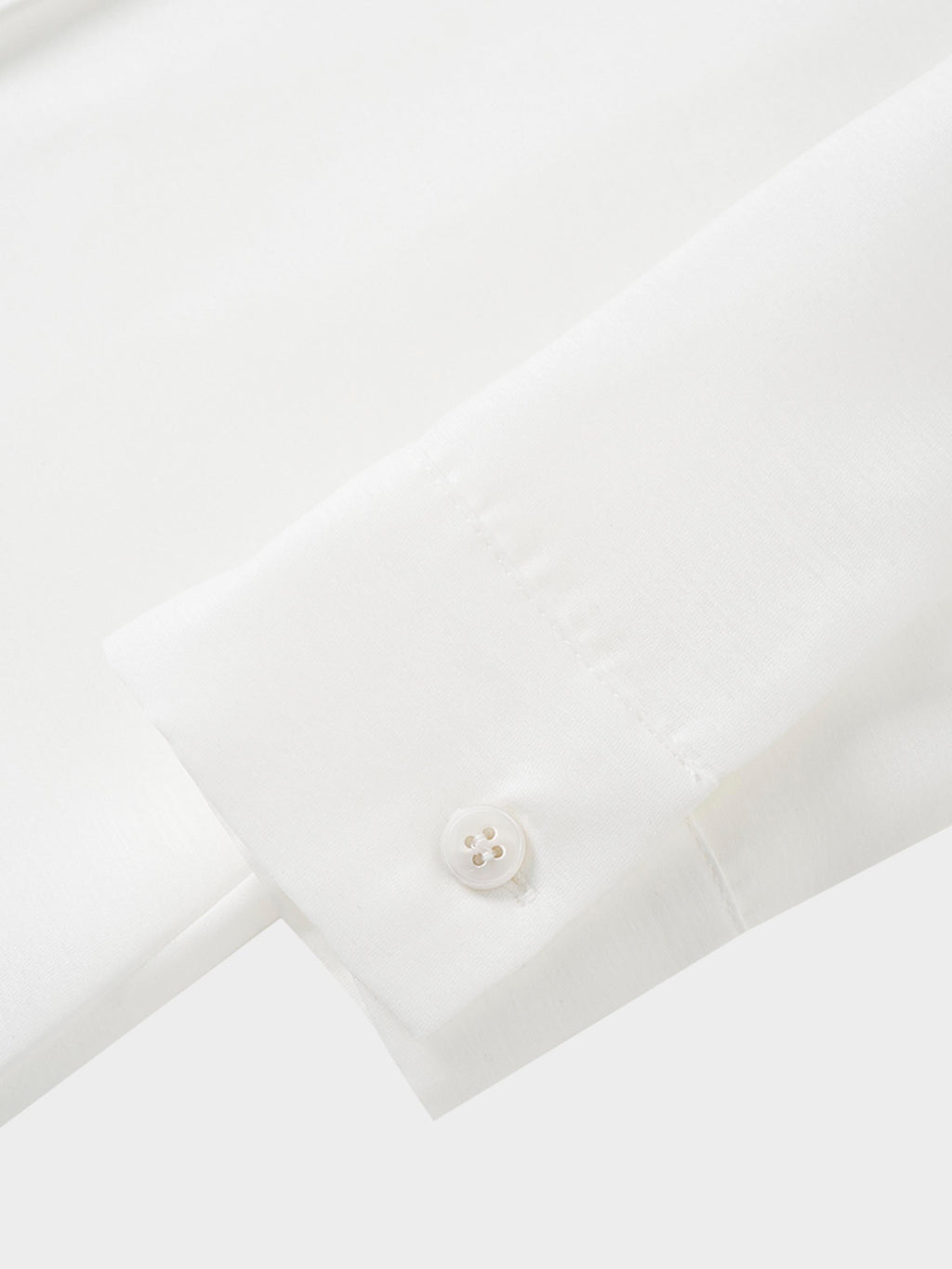 Pintuck Button Down Blouse-White