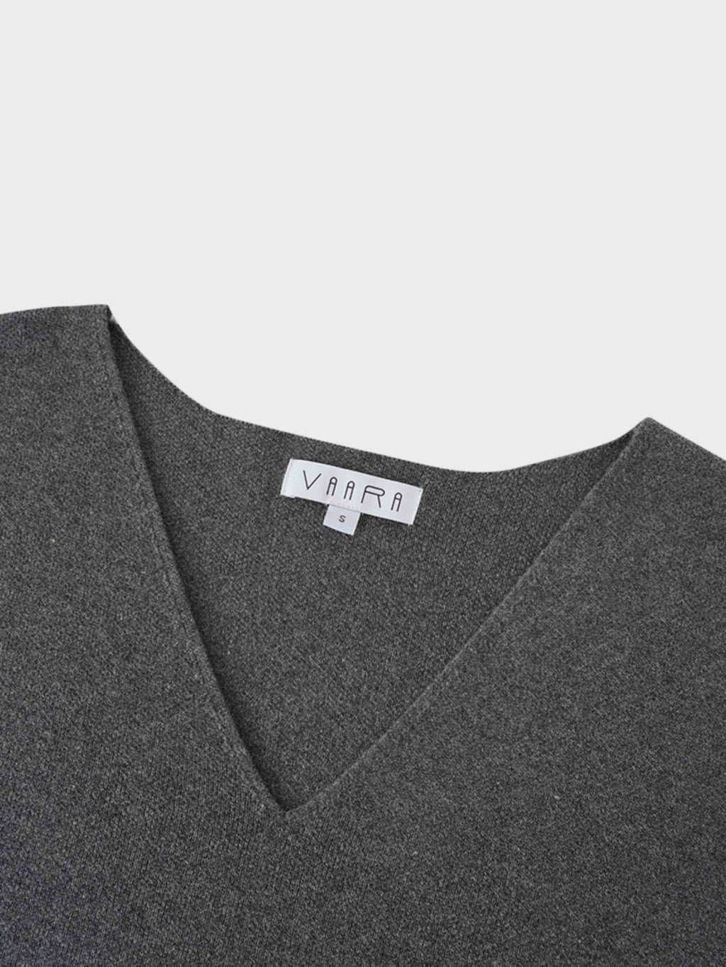 Side Tab Knit Vest-Heathered Grey