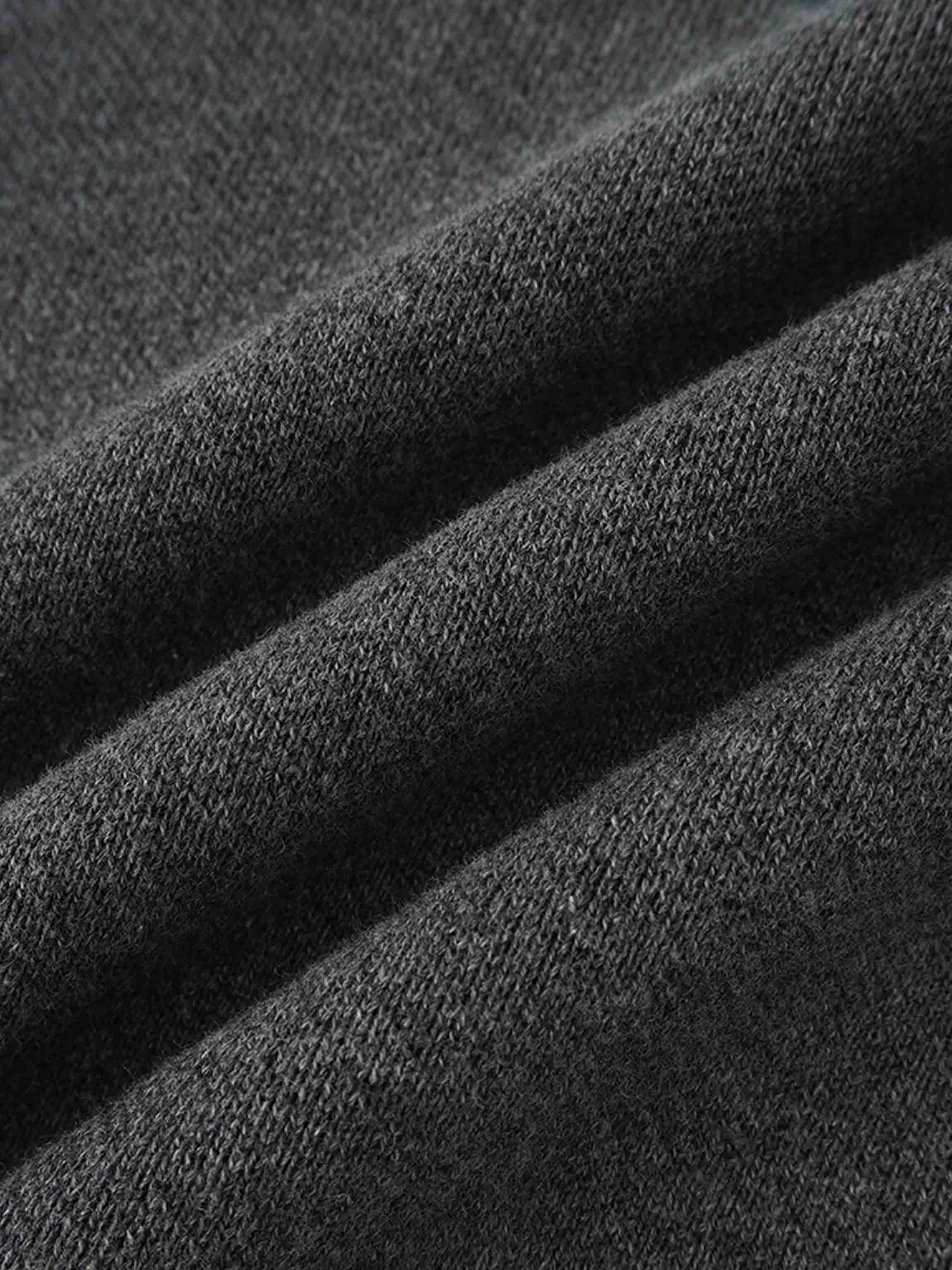 Side Tab Knit Vest-Heathered Grey