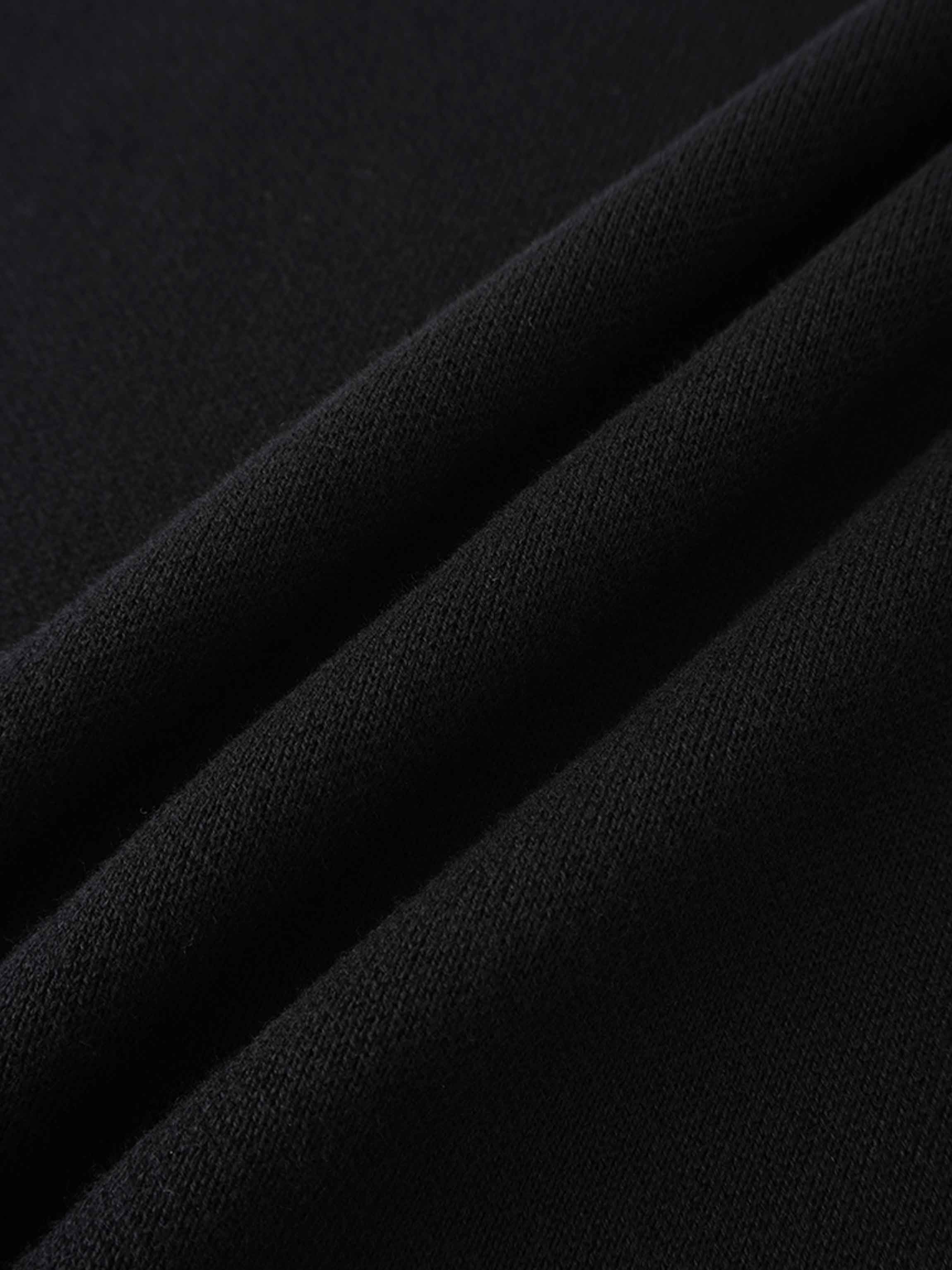 Side Tab Knit Vest-Black