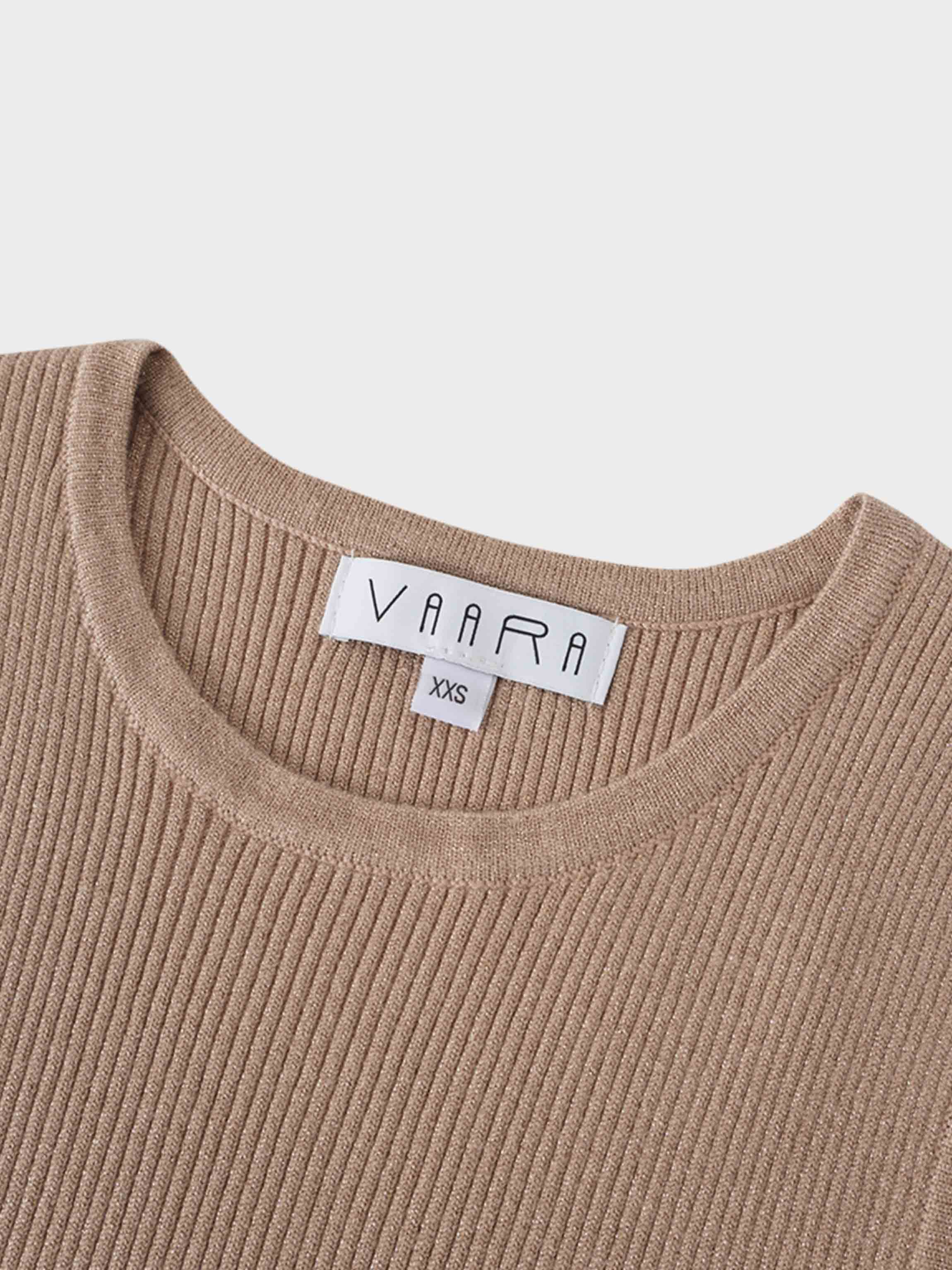 Lurex Sleeveless Sweater-Neutral