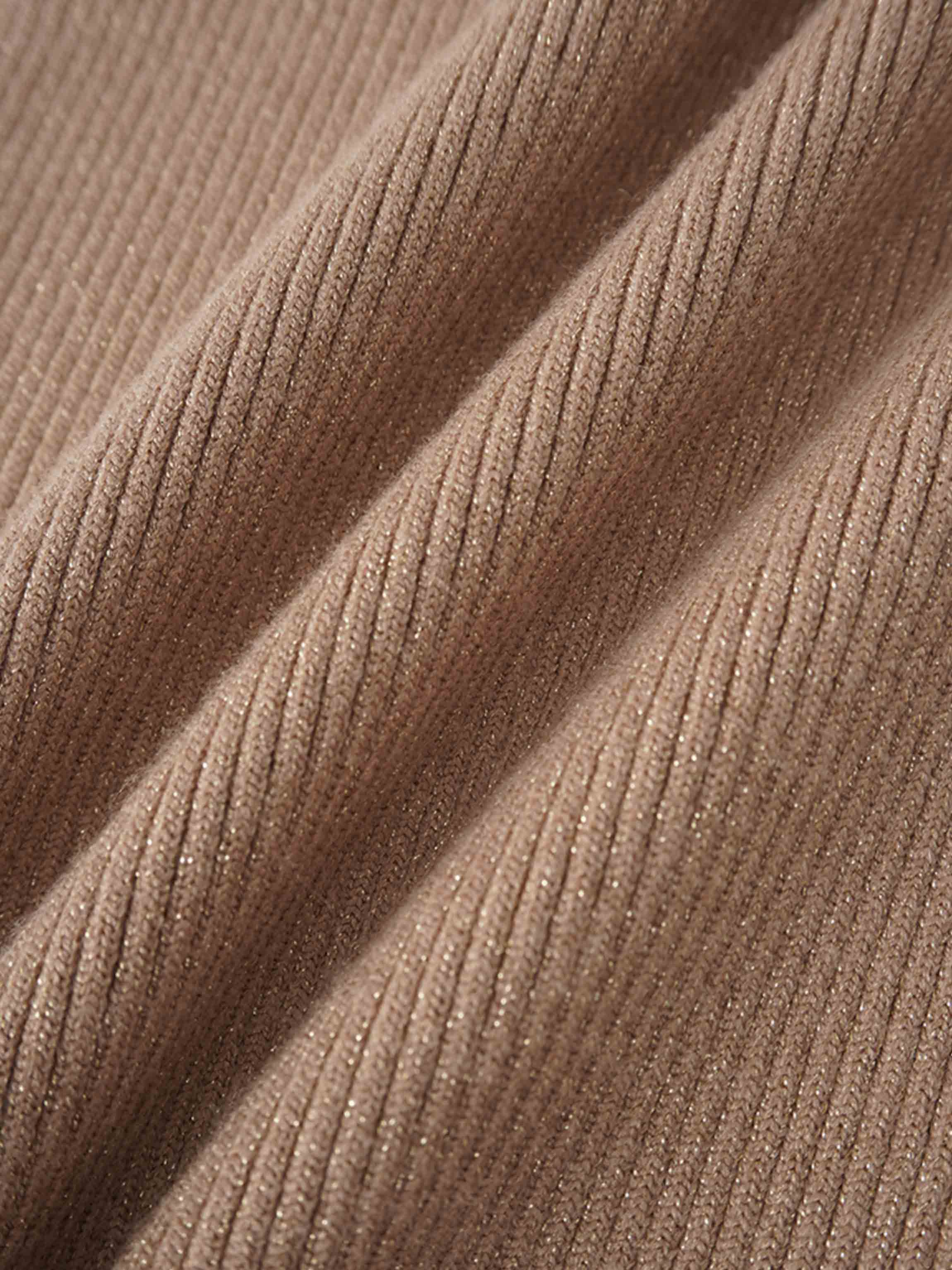 Lurex Sleeveless Sweater-Neutral