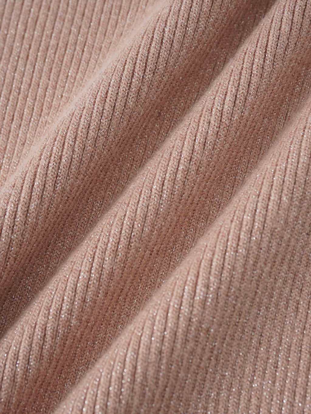 Lurex Sleeveless Sweater-Blush