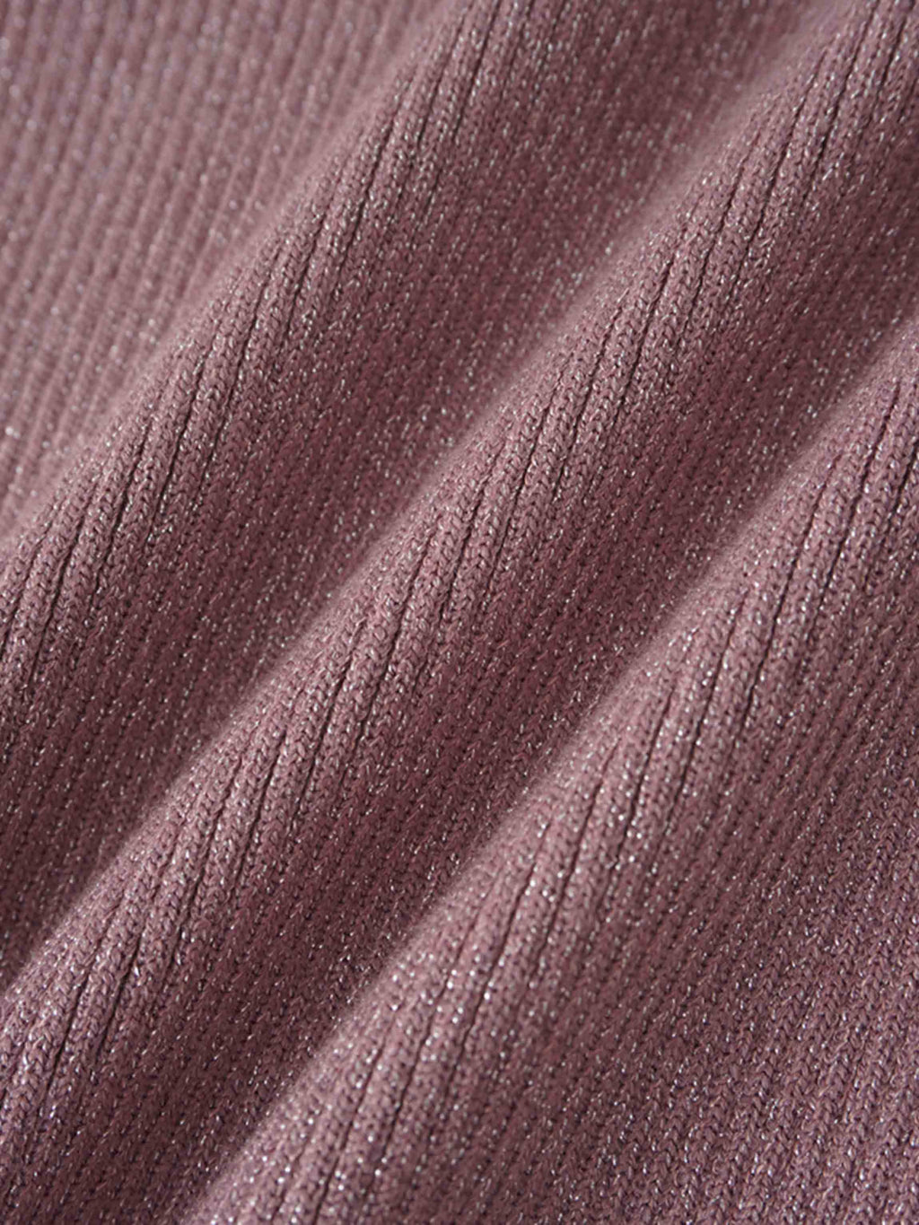 Lurex Sleeveless Sweater-Mauve