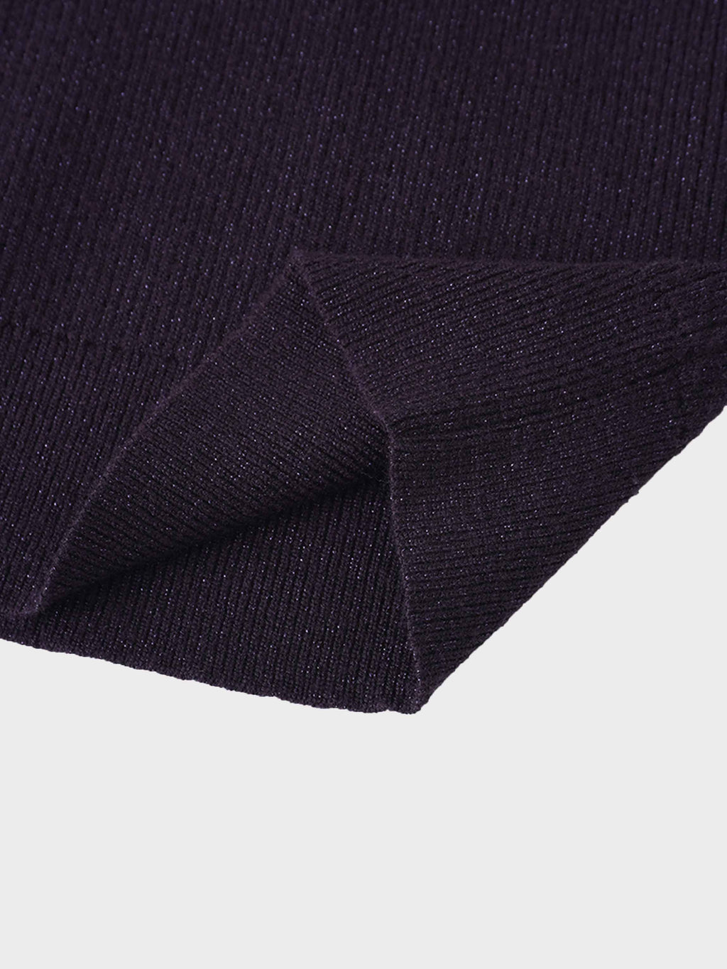 Lurex Sleeveless Sweater-Purple