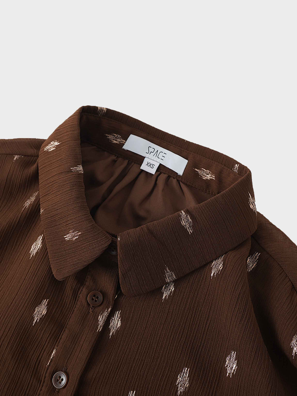 Gold Brush Blouse-Brown