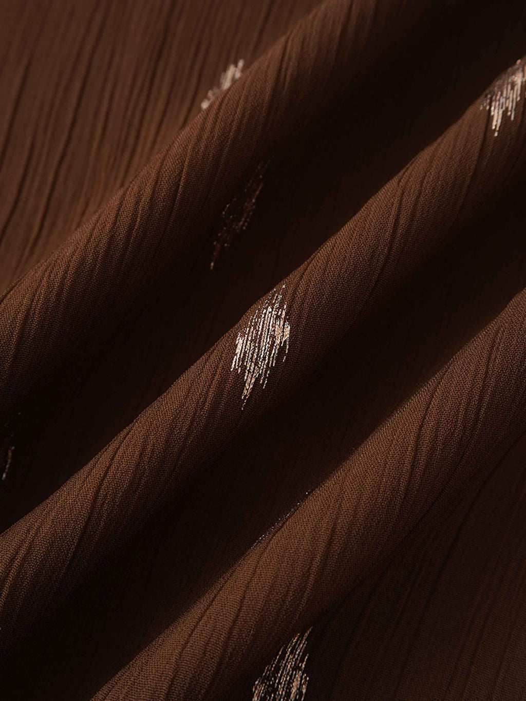 Gold Brush Blouse-Brown