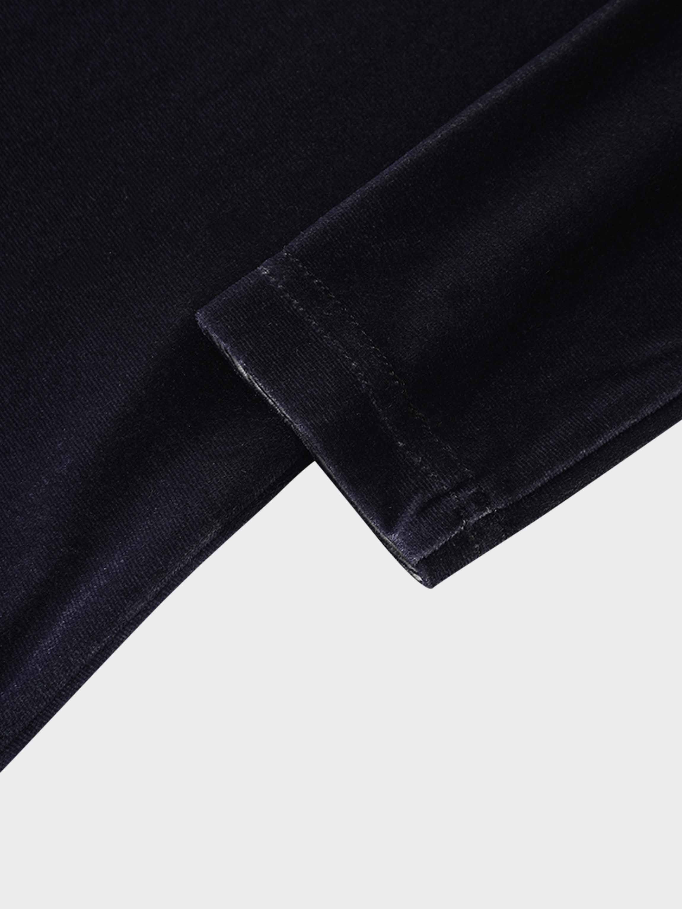 Velvet Printed Turtleneck-Ombre