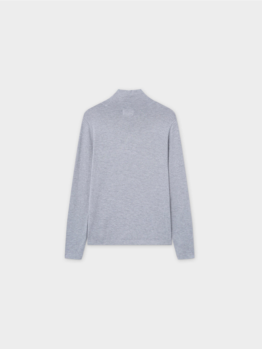 Knit Turtleneck-Light Grey