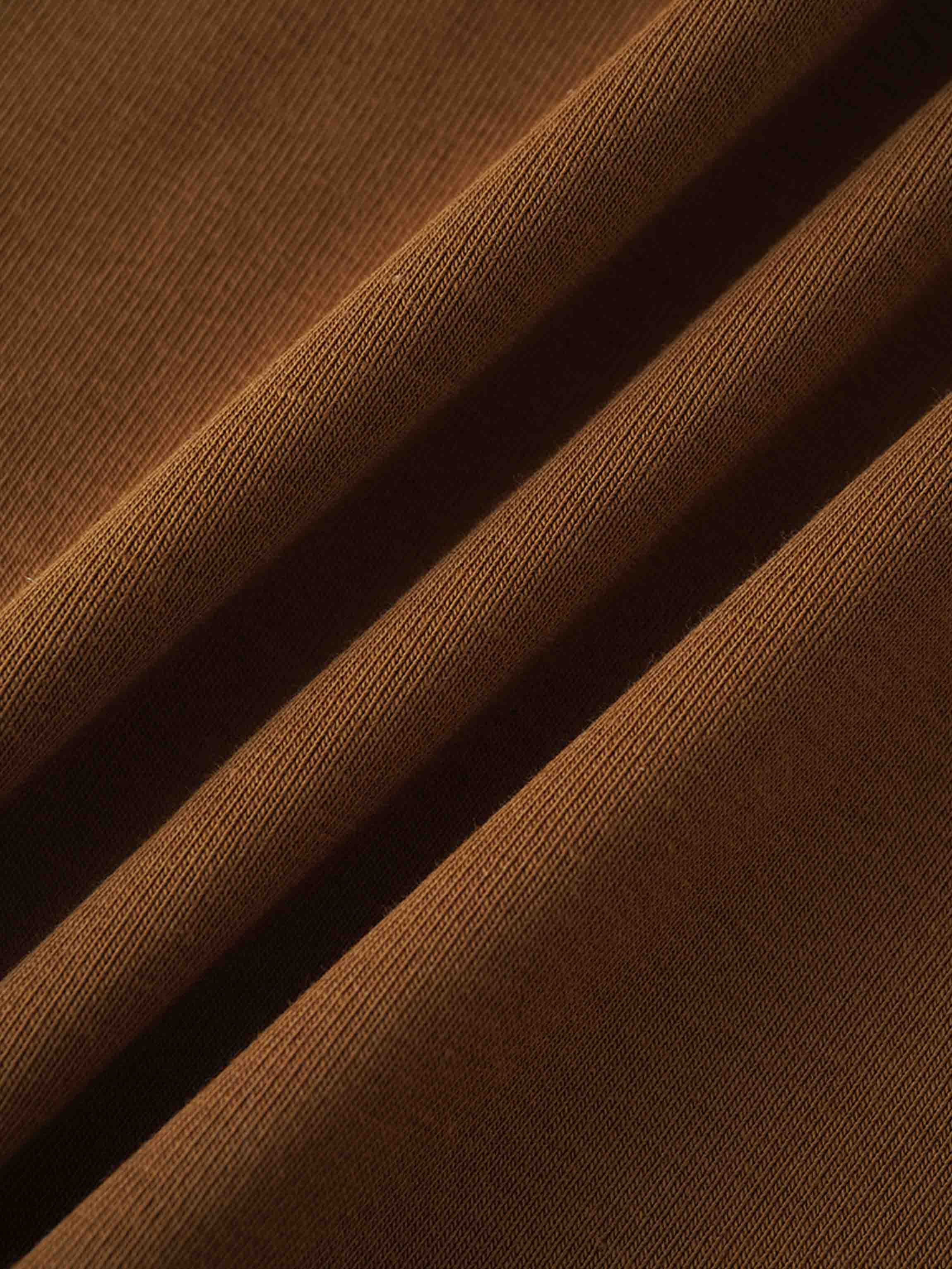 CLASSIC TEE 3Q-BROWN