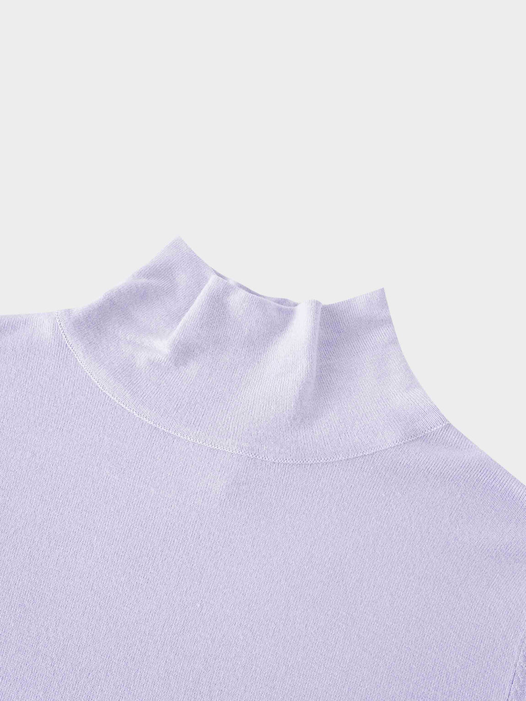 Knit Turtleneck-Lavender