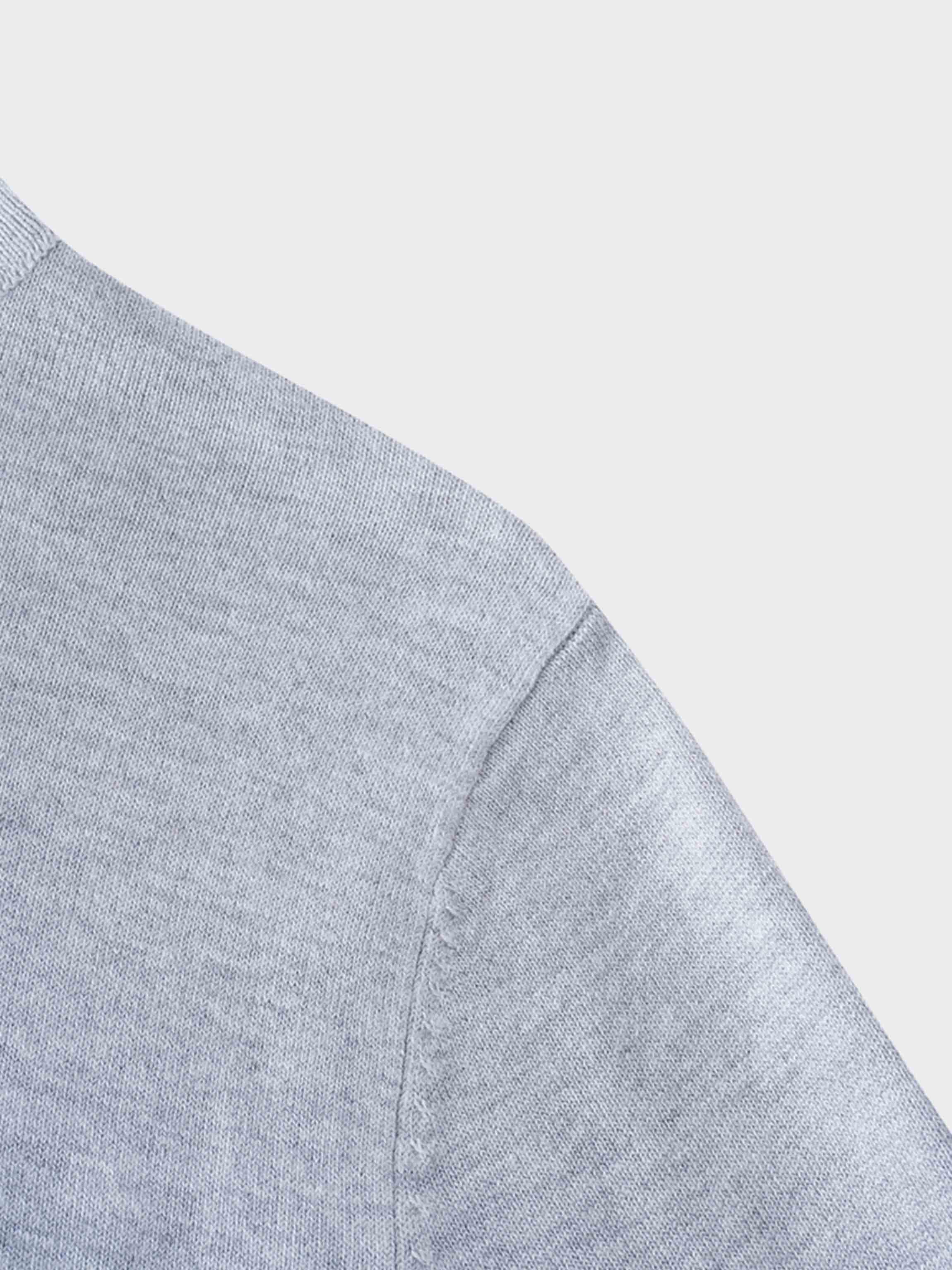 Knit Turtleneck-Light Grey