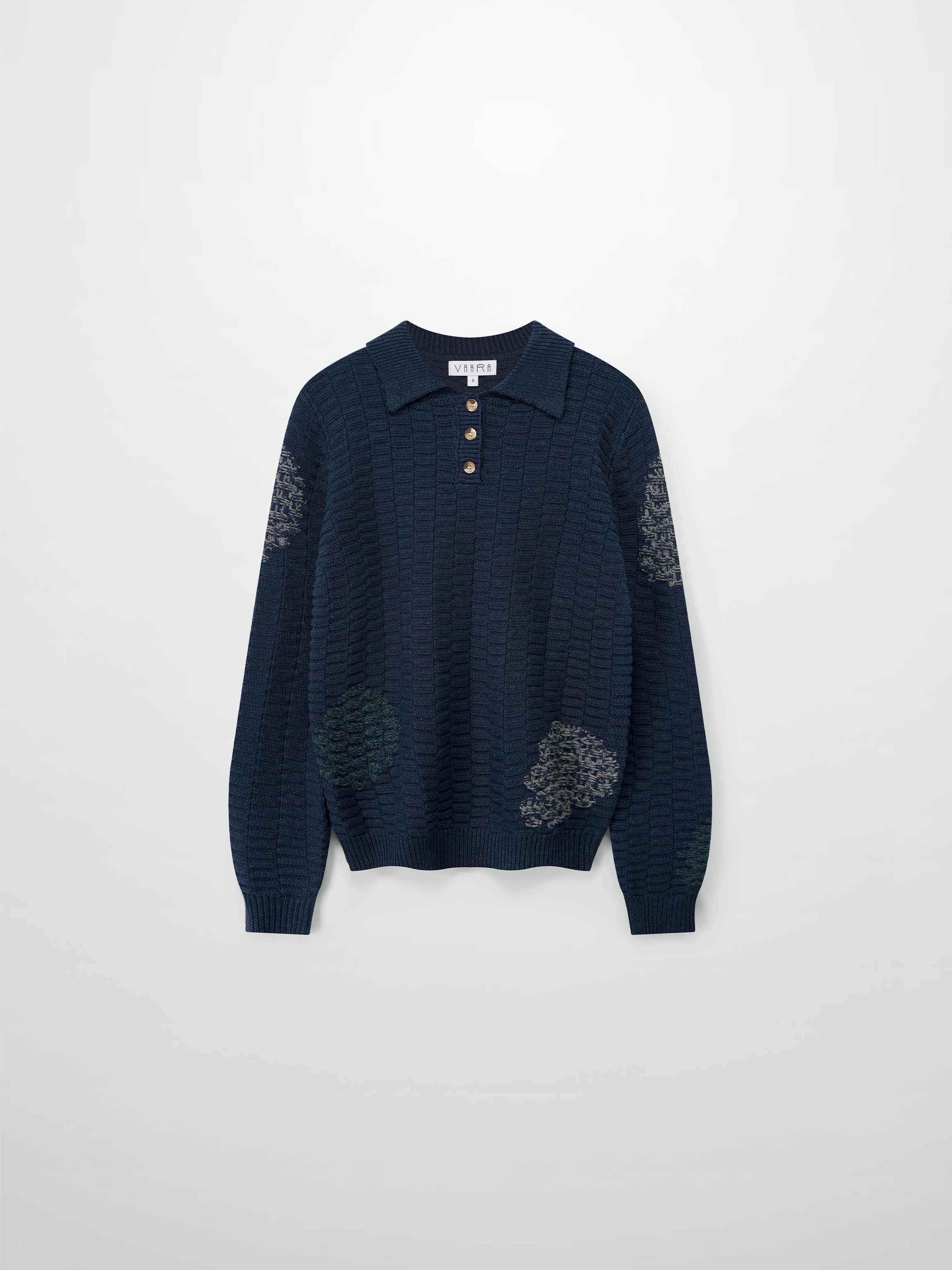 Golden Sun Sweater-Navy