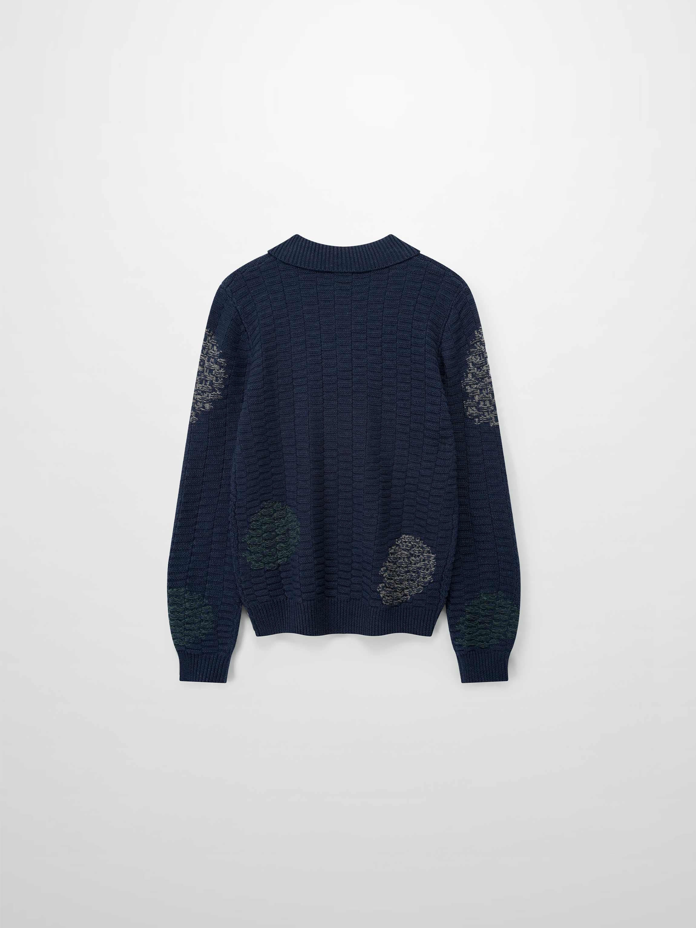 Golden Sun Sweater-Navy