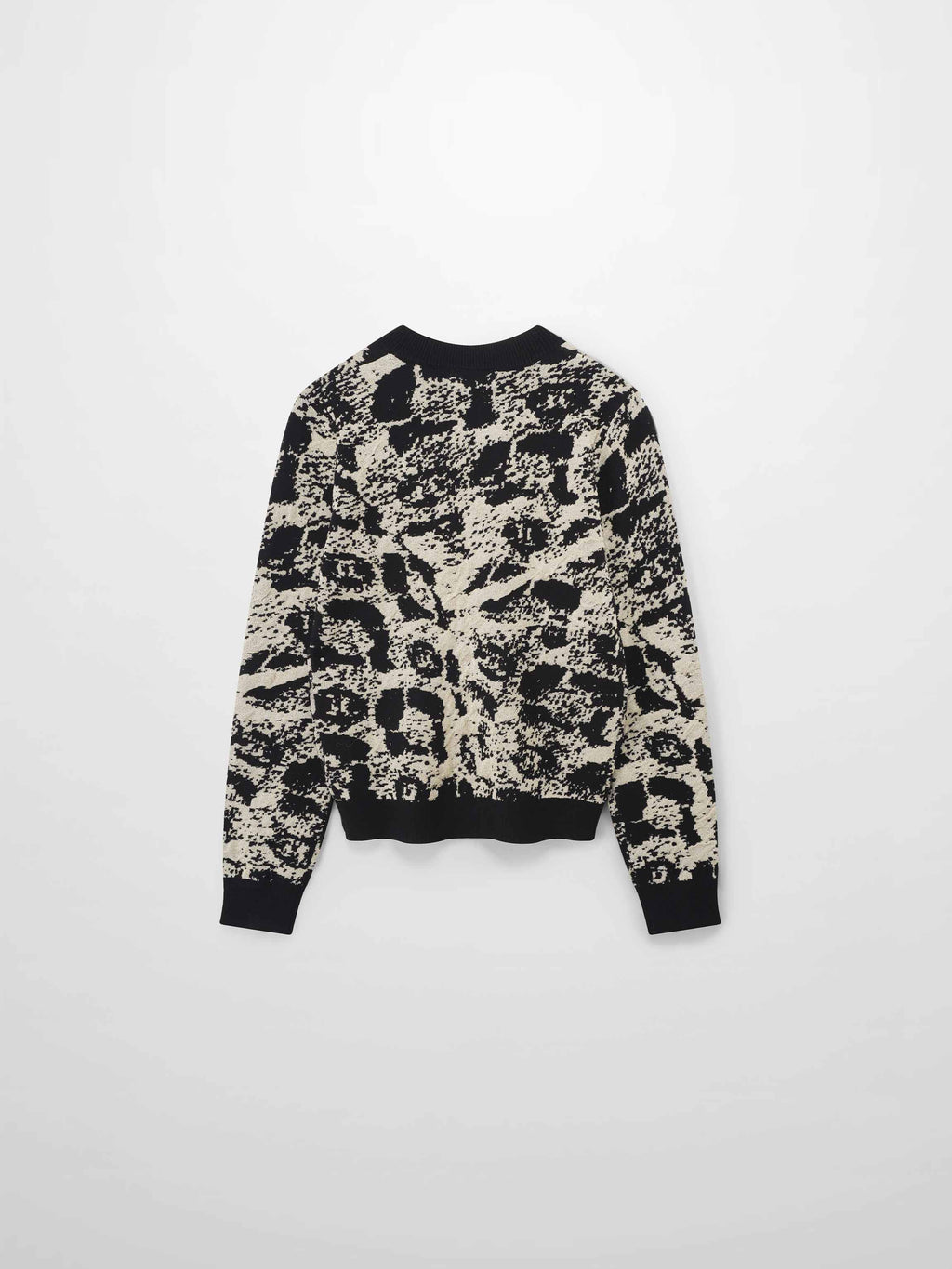 Lurex Combo Crew Sweater-Gold