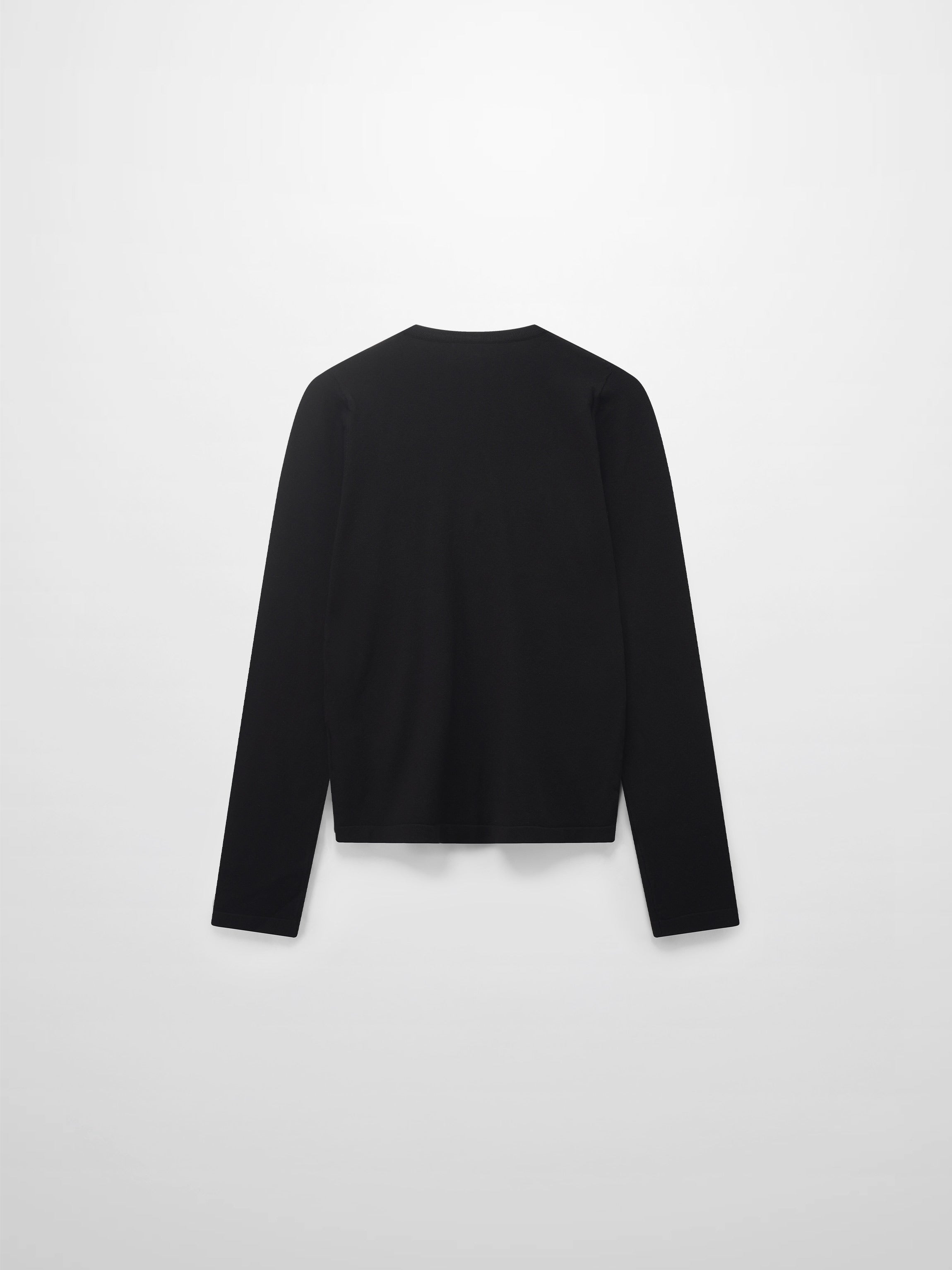 Crochet Puff Flower Sweater Set-Black