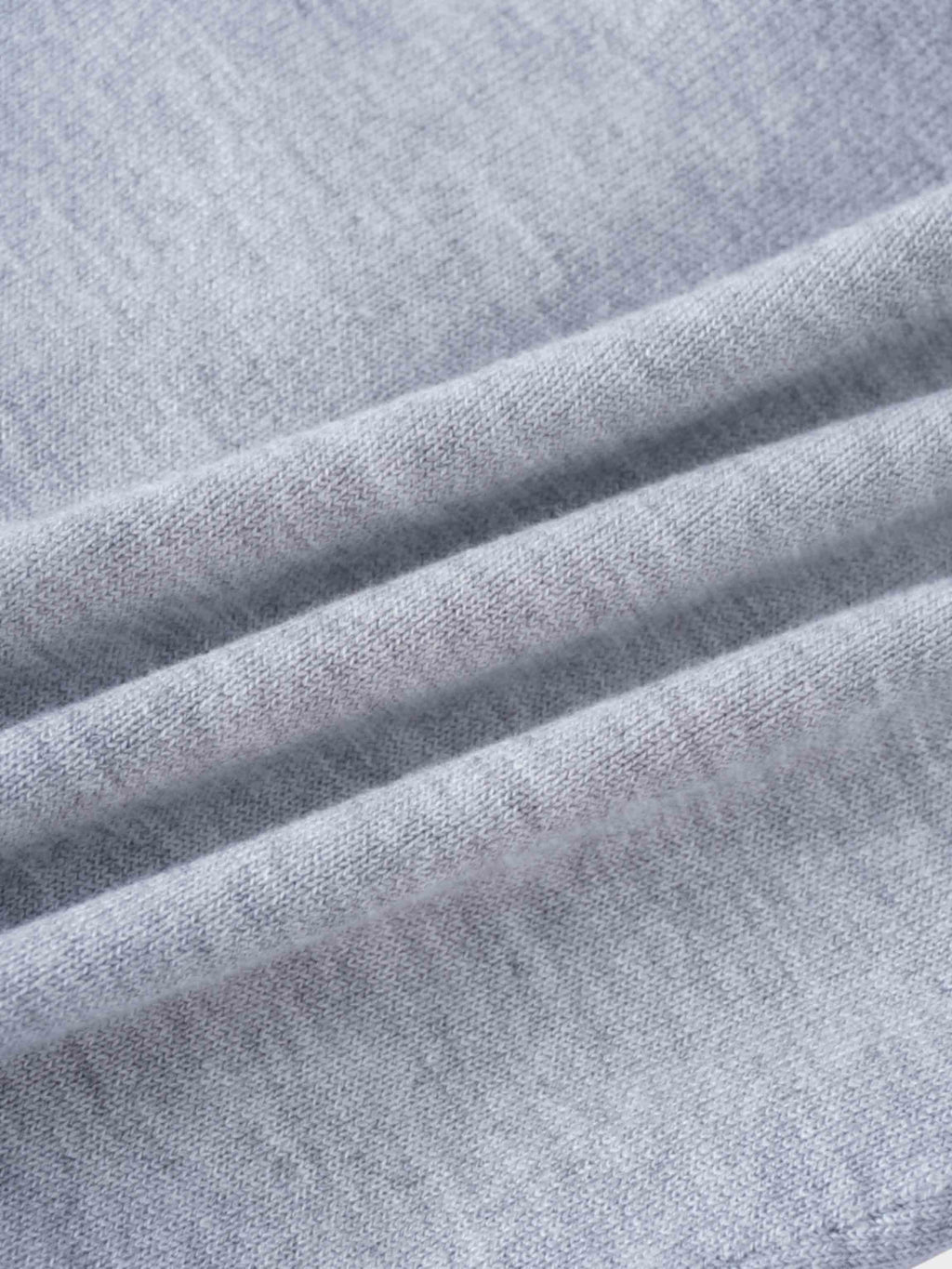 Solid Crew Crop Cardigan-Light Grey