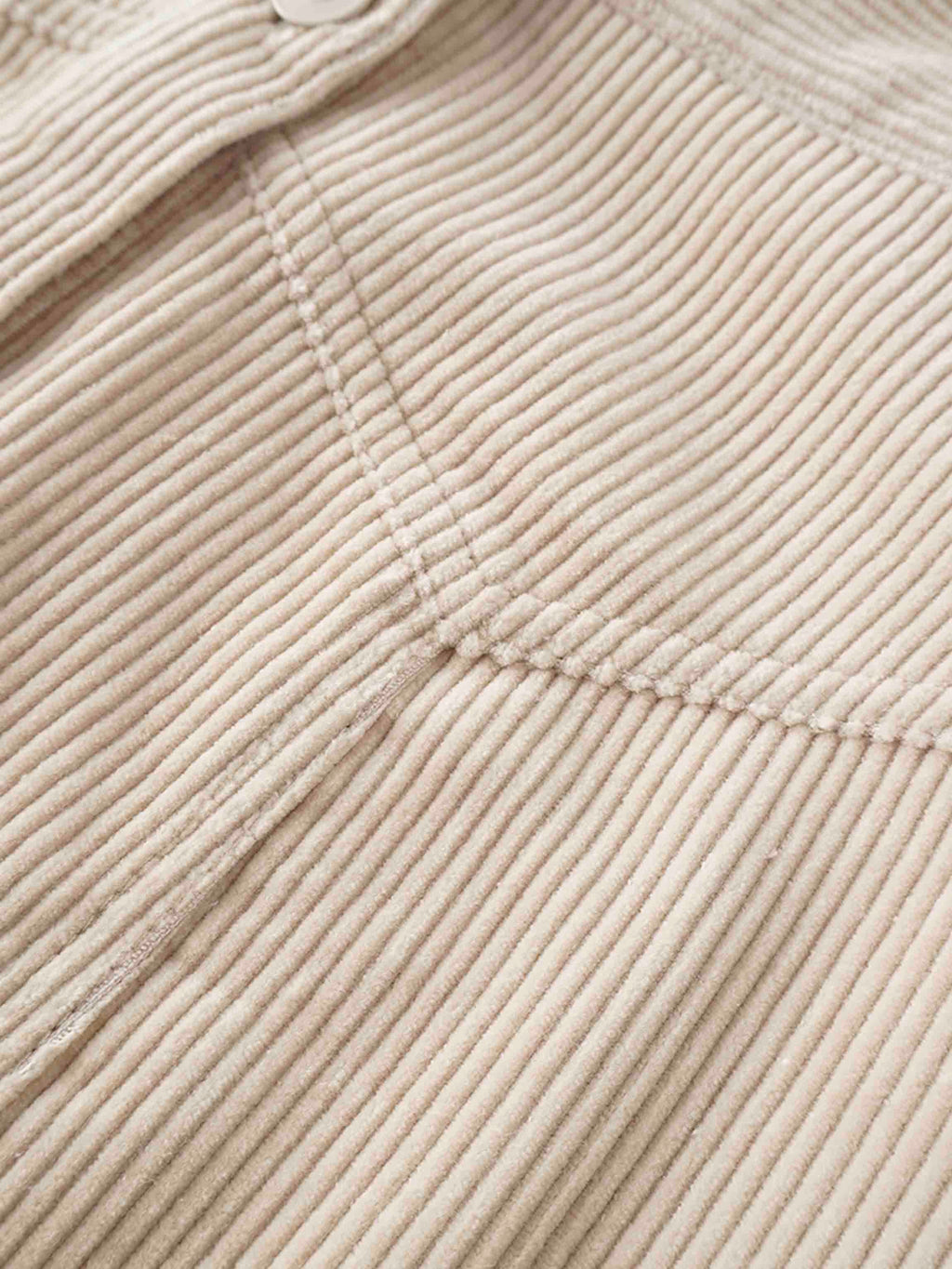 Button Down A-Line Corduroy Skirt-Warm Vanilla