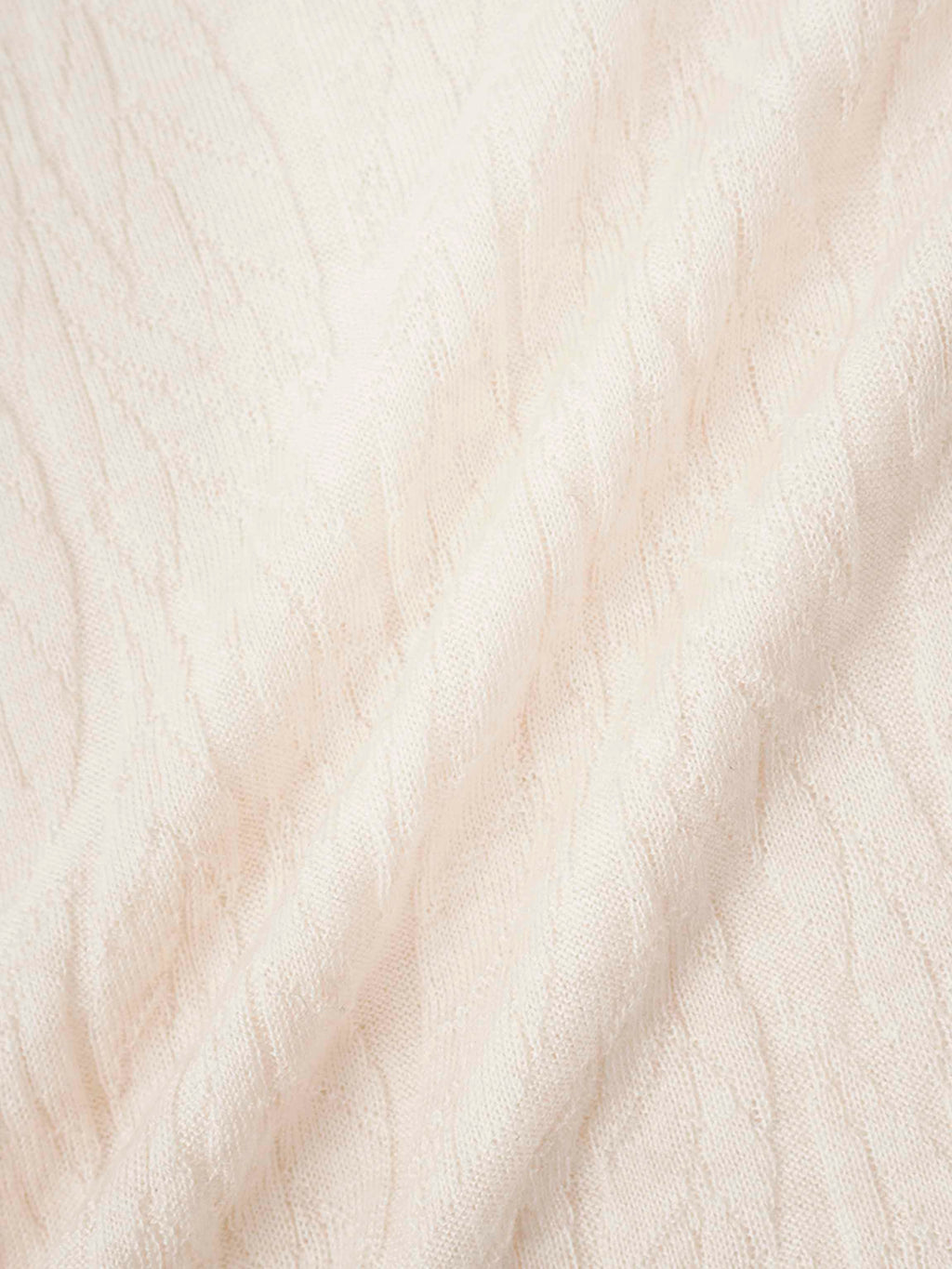 Leaf Design Turtleneck-Blush