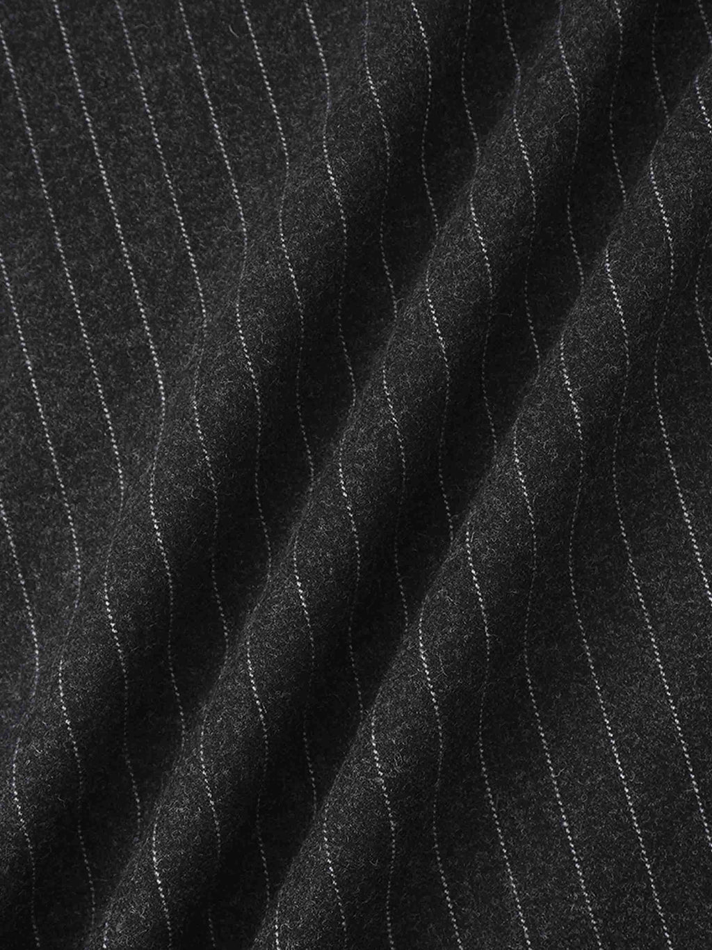 Straight Maxi Skirt-Grey Pinstripe