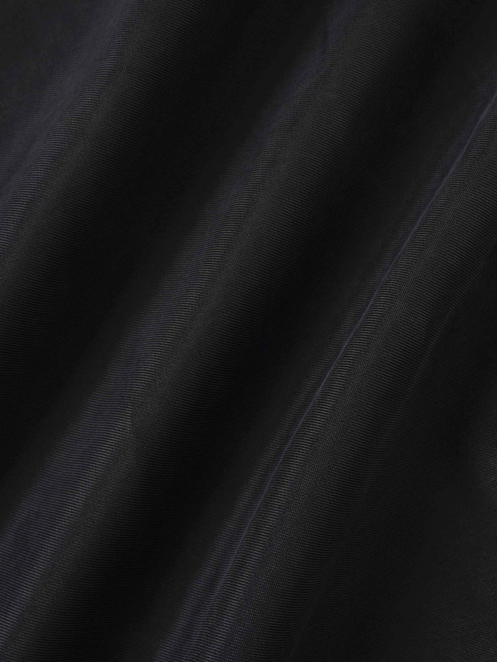 Dolman Sleeve Cupro Blouse-Black