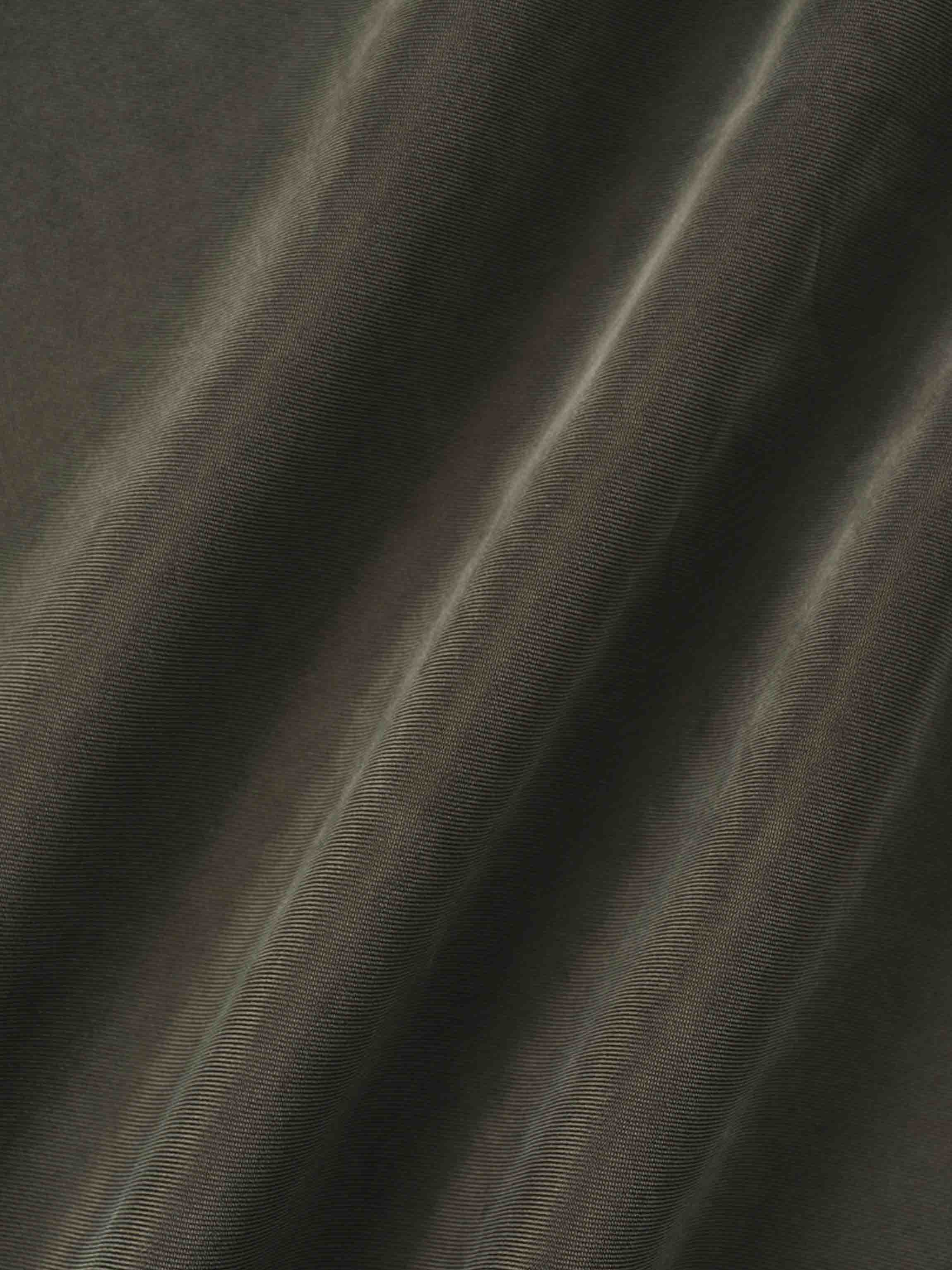 Dolman Sleeve Cupro Blouse-Olive