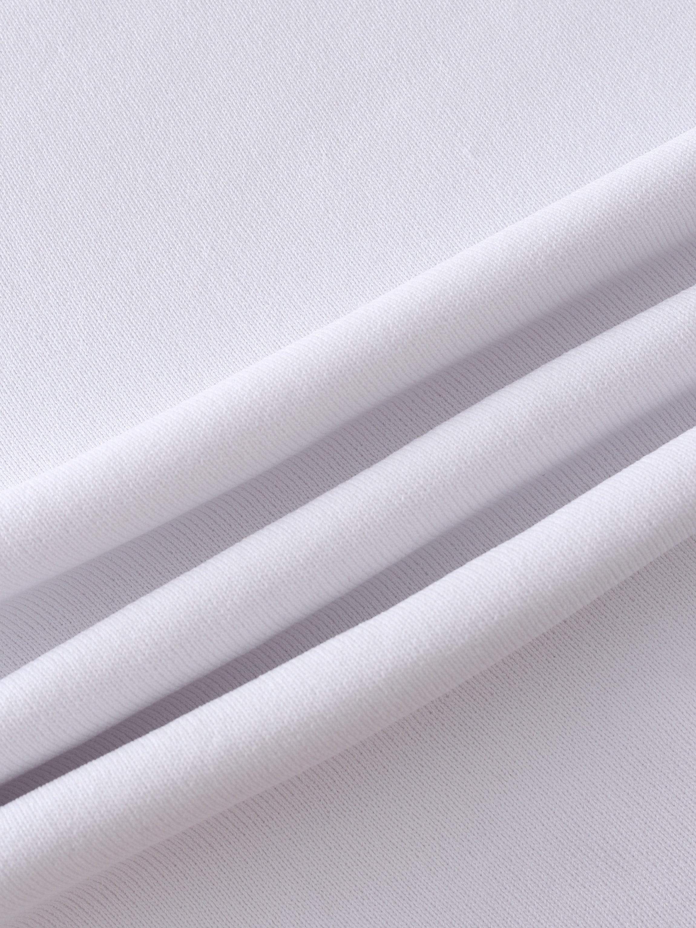 KNIT PLEATED SKIRT (27")-WHITE