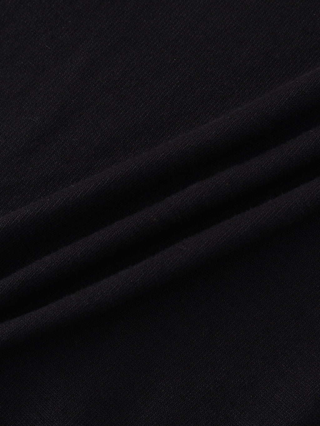 BASIC CREW SWEATER (3Q) - BLACK