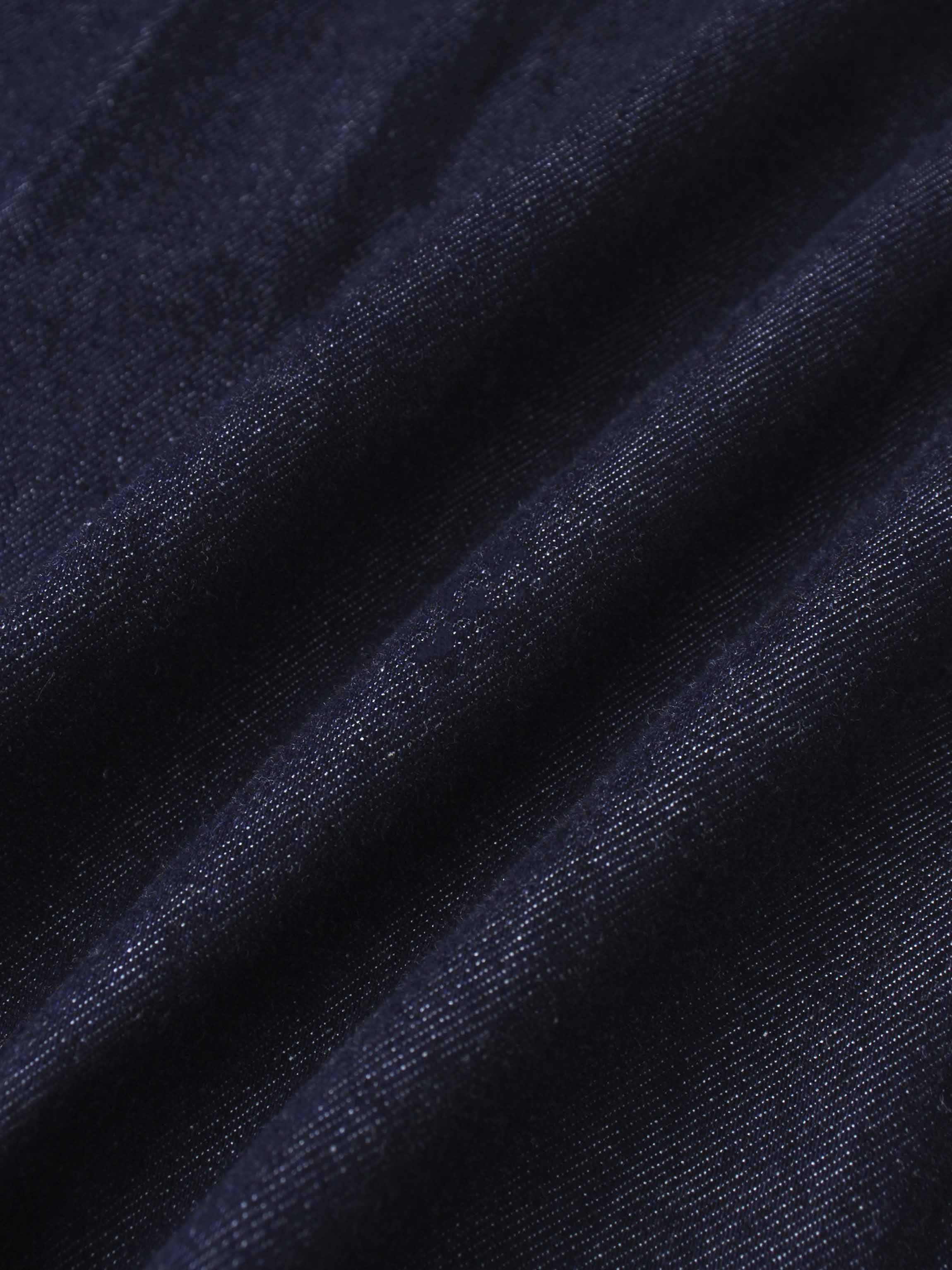 Yoke Denim Short Skirt-Blue