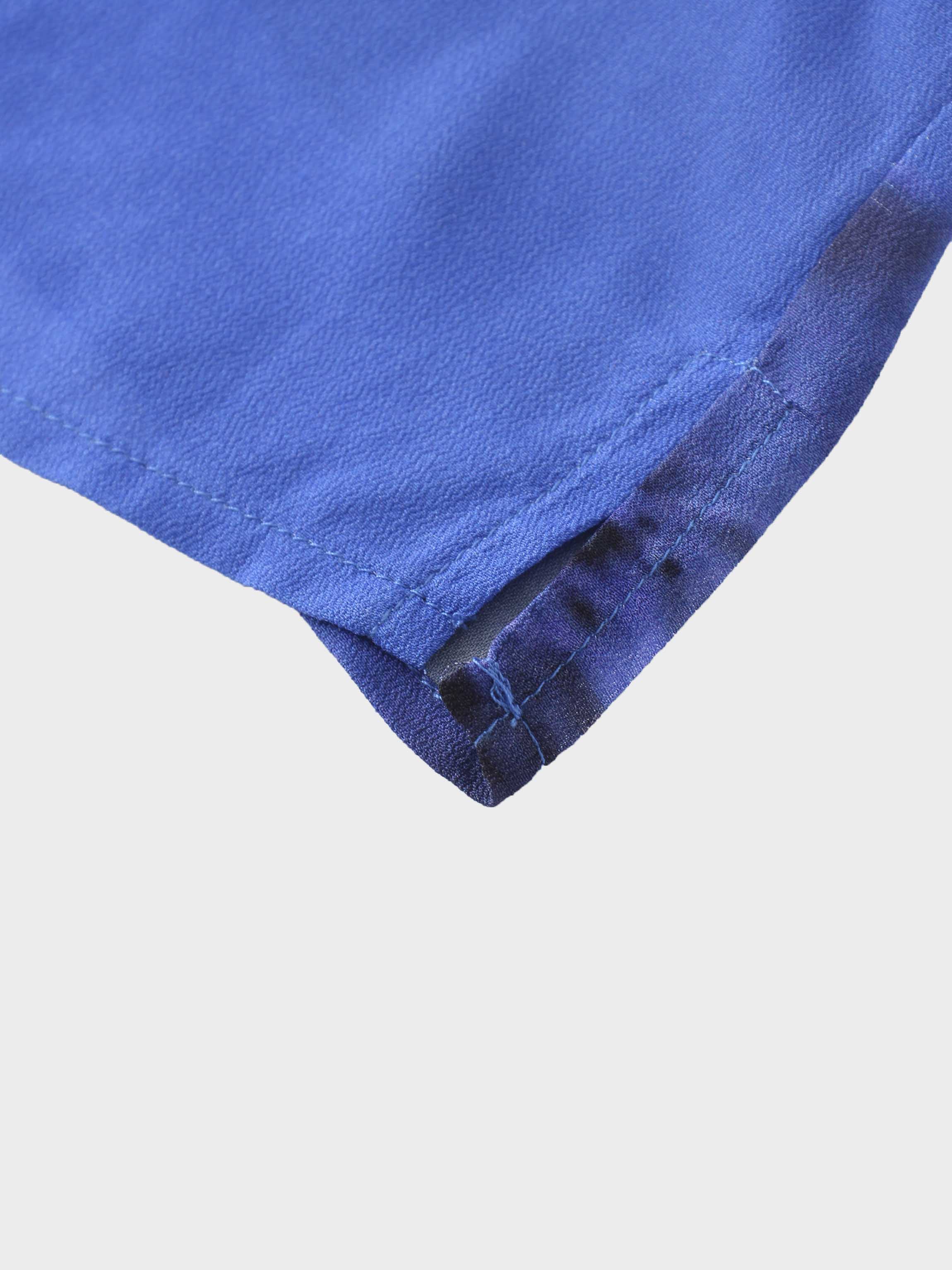 Shift Maxi Dress-Cobalt Blue