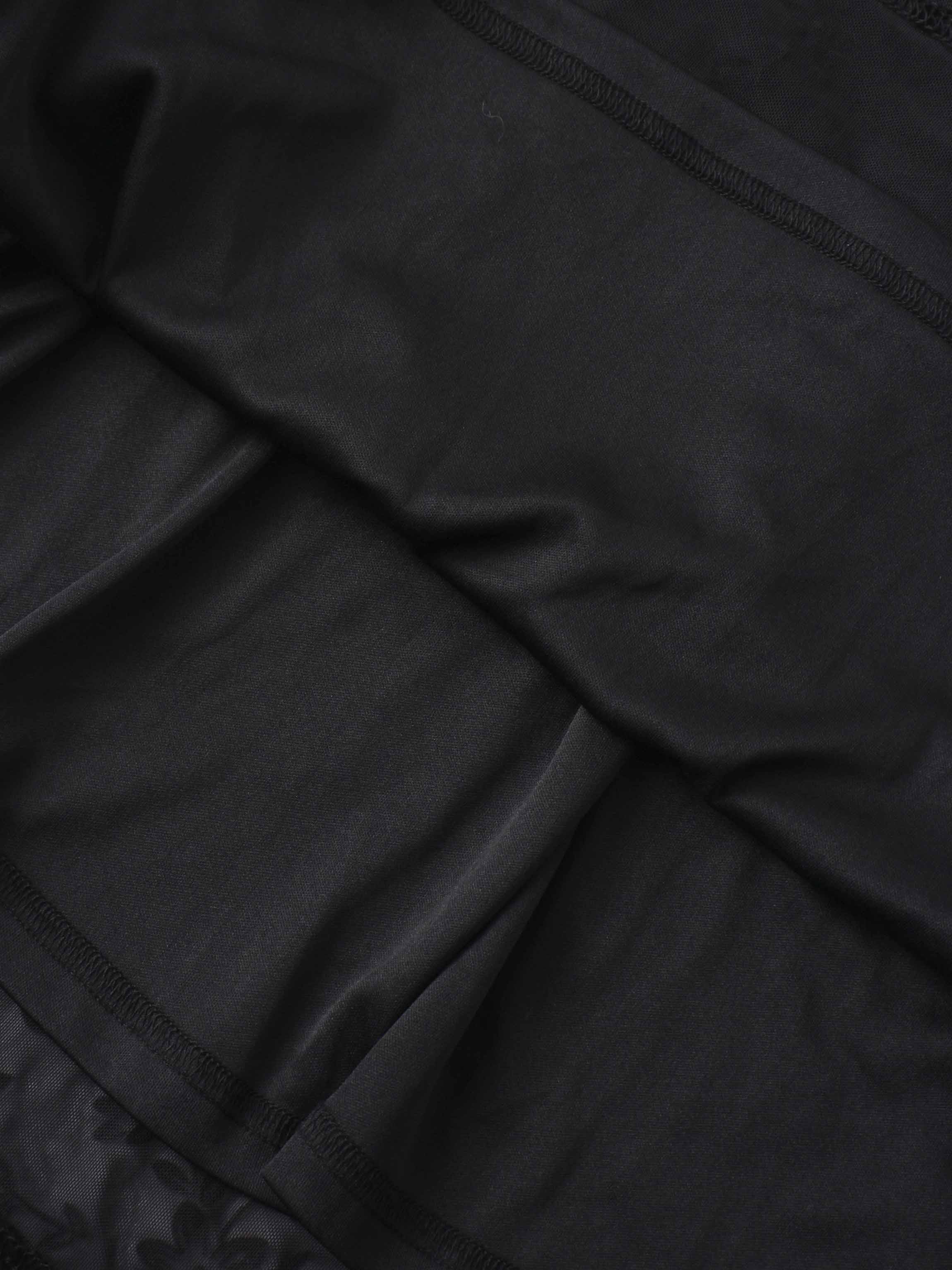 Velvet Wrap Dress-Black