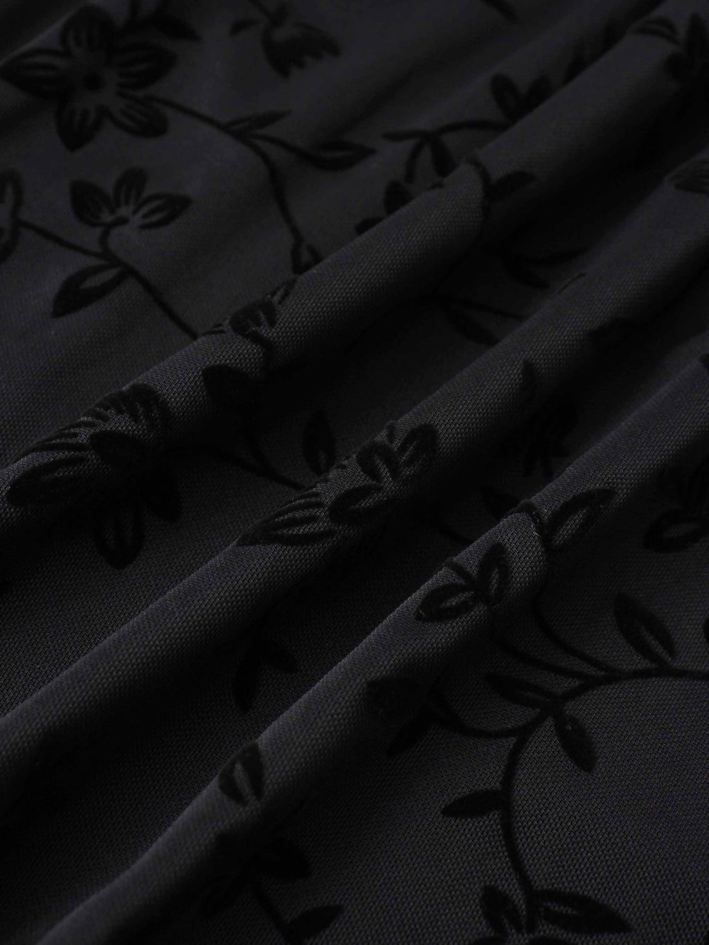 Velvet Wrap Dress-Black