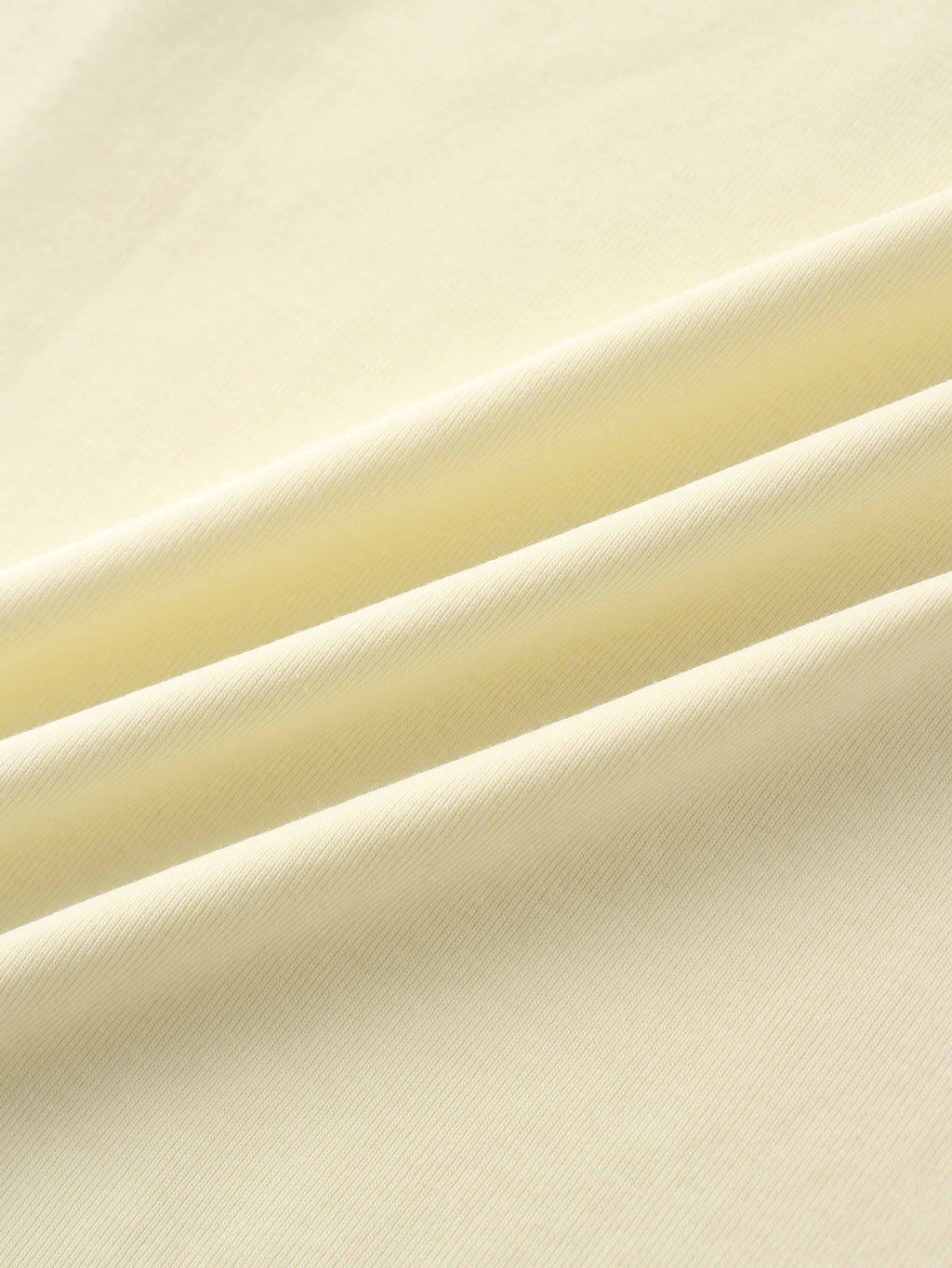 Basic High V Tee Long Sleeve-Buttery Yellow