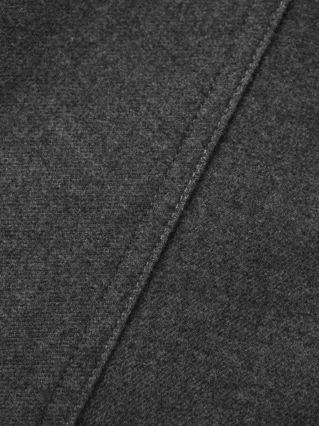 Wool Blend Yoke Skirt 26"-Grey