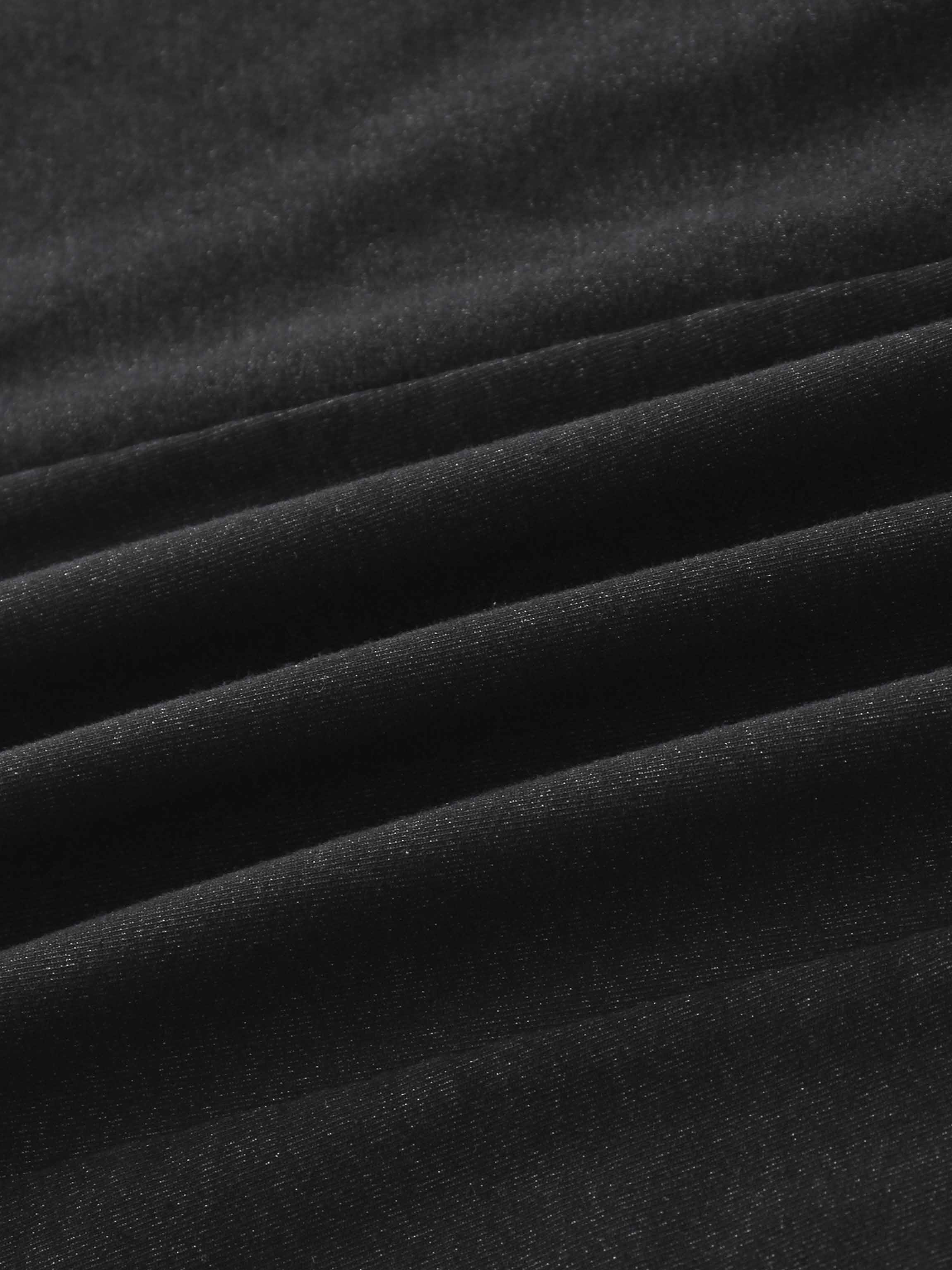 Paneled Flare Skirt 35"-Black Wash