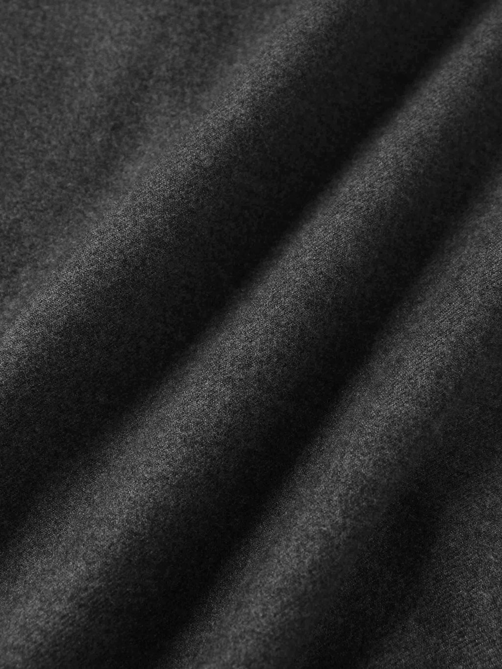 Wool Blend Yoke Skirt 37"-Grey