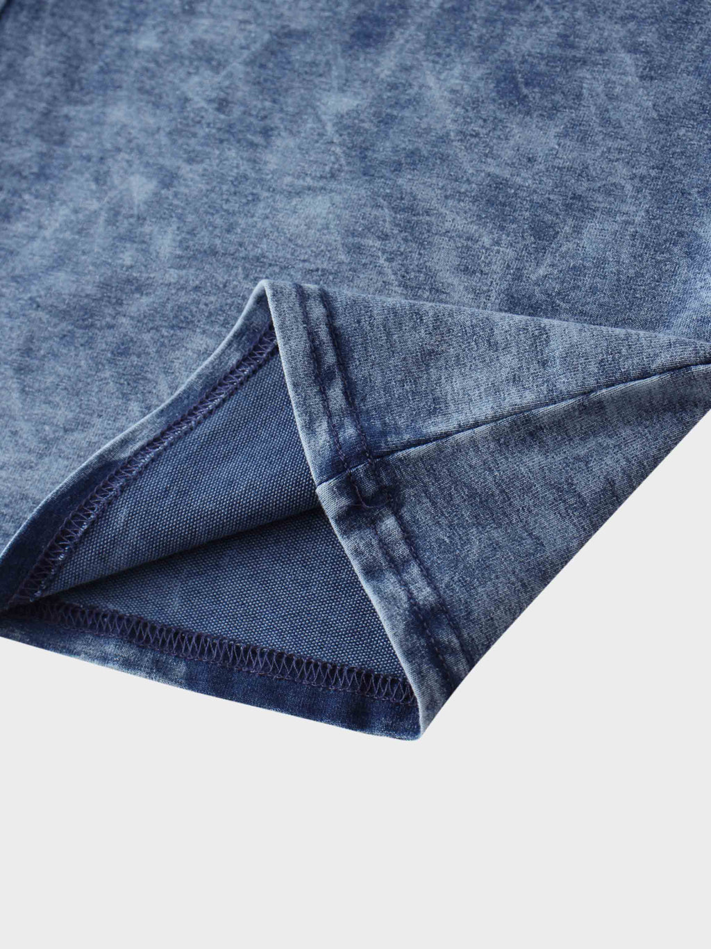 Paneled Flare Skirt 25"-Light Blue Wash