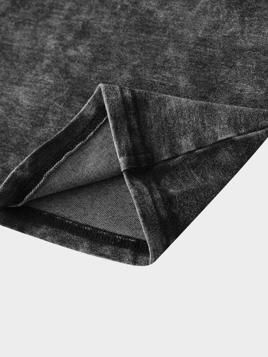 Paneled Flare Skirt 25"-Black Wash