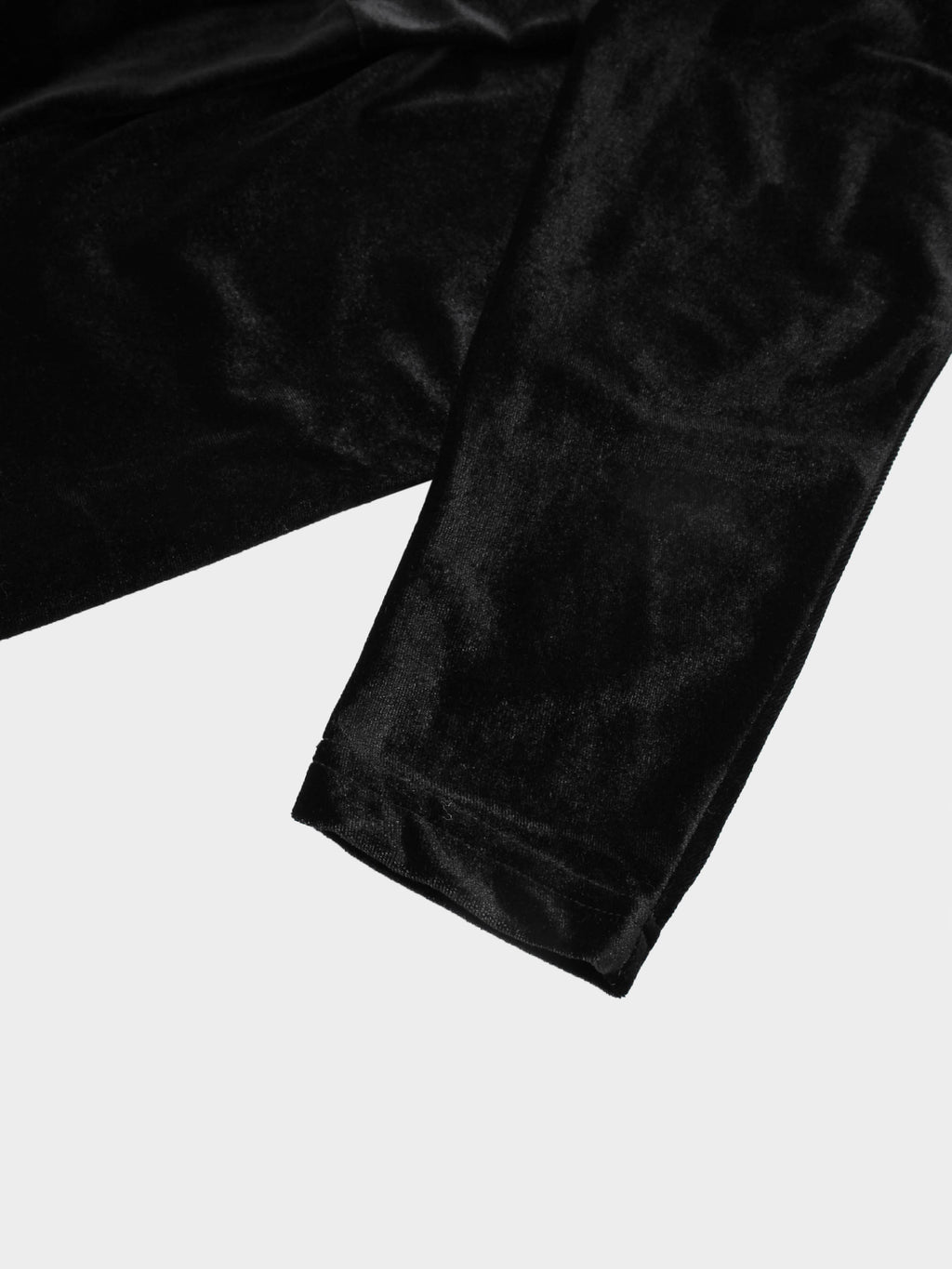 Velour Wrap Tie Maxi Dress-Black