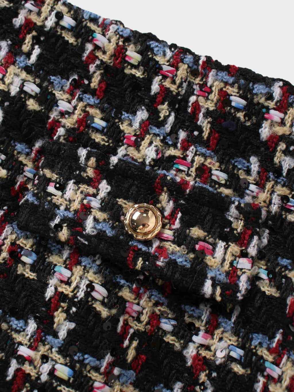 Short Pocket Skirt-Multi Colored