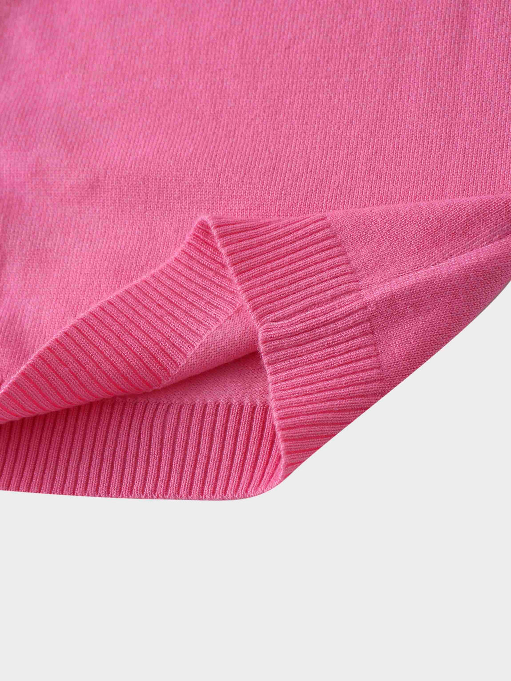 5 Bow Crop Cardigan-Pink