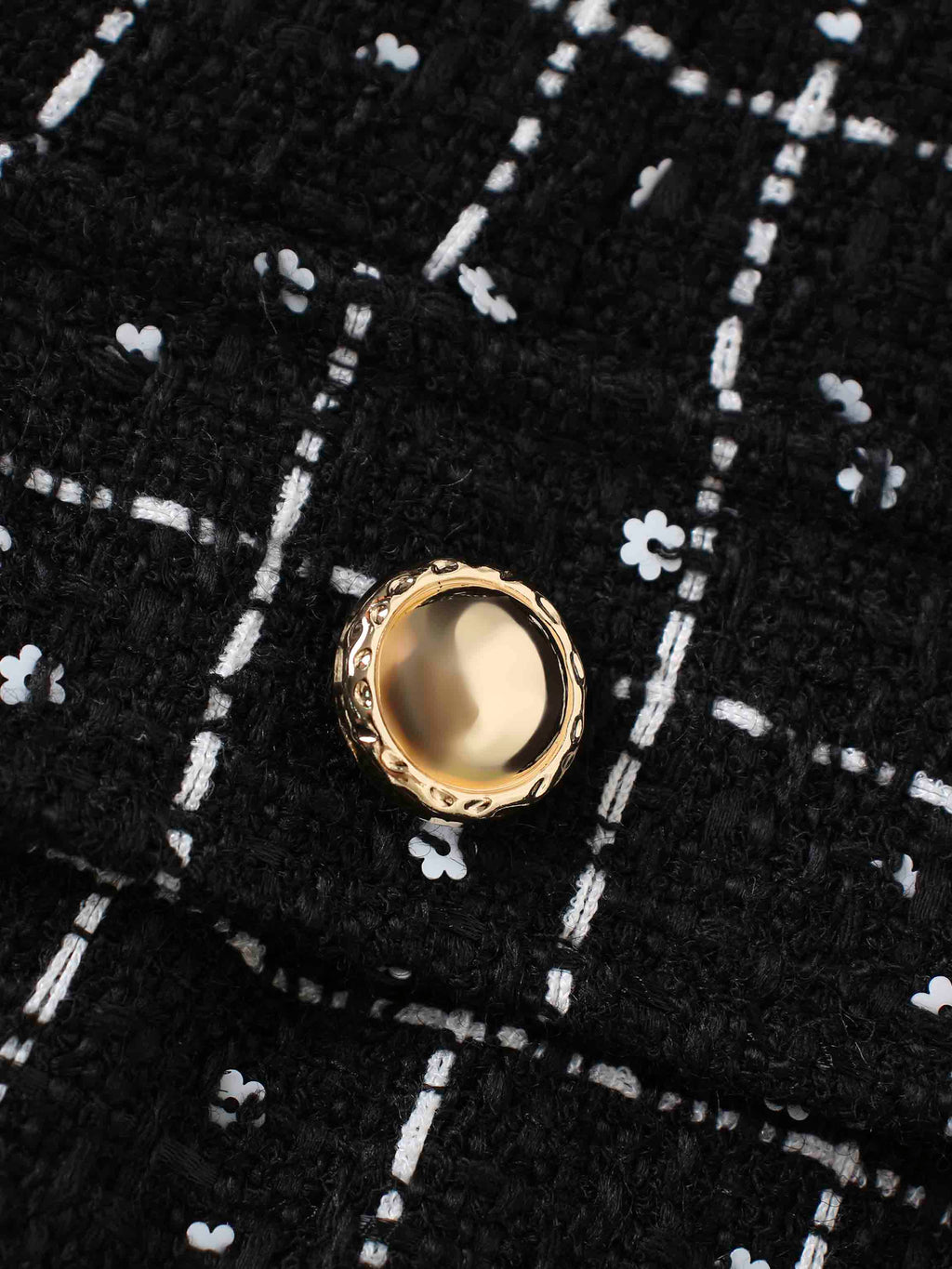 Short Pocket Skirt-Black/White