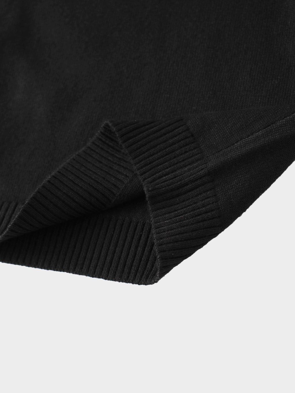 5 Bow Crop Cardigan-Black