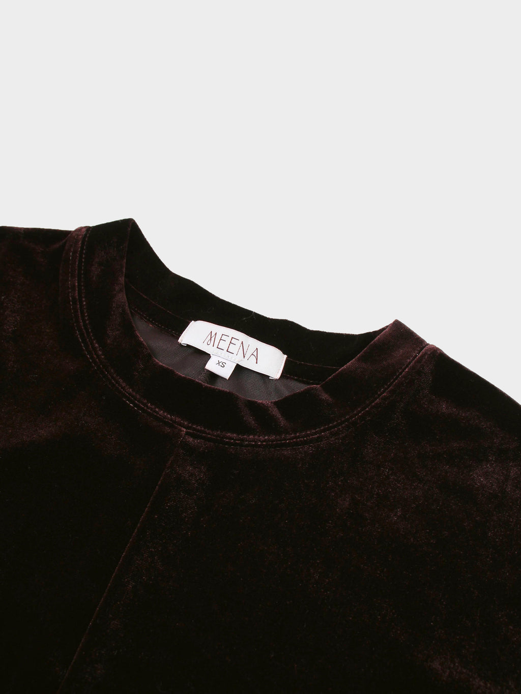 Velour Wrap Tie Maxi Dress-Brown